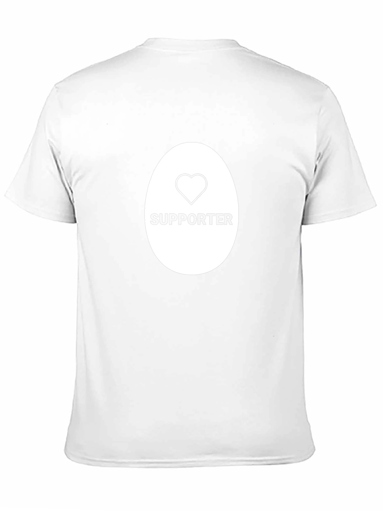 Supporter Heart Graphic Black Tee