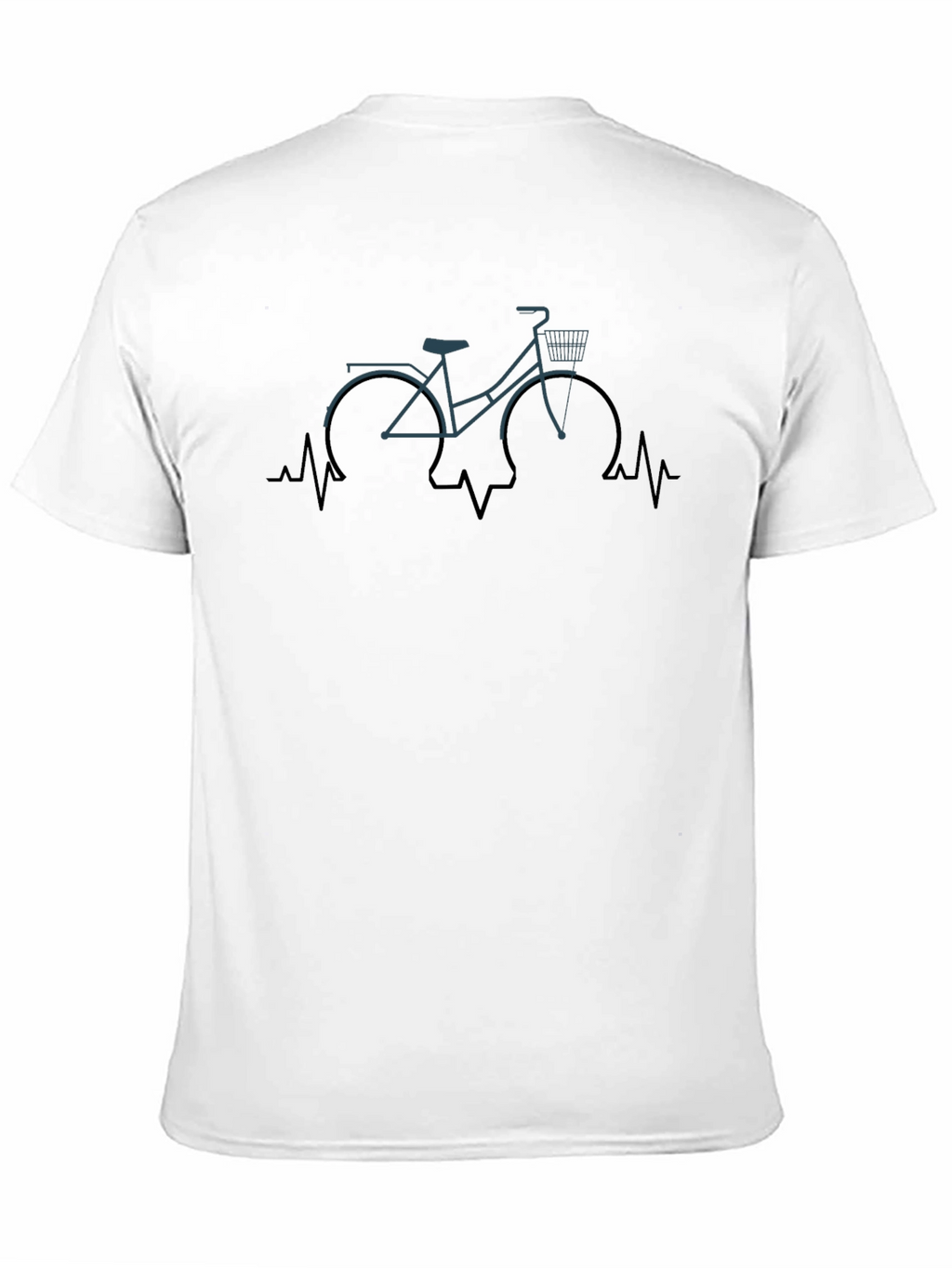 Bike Heartbeat T-Shirt - Cycling Lover Tee