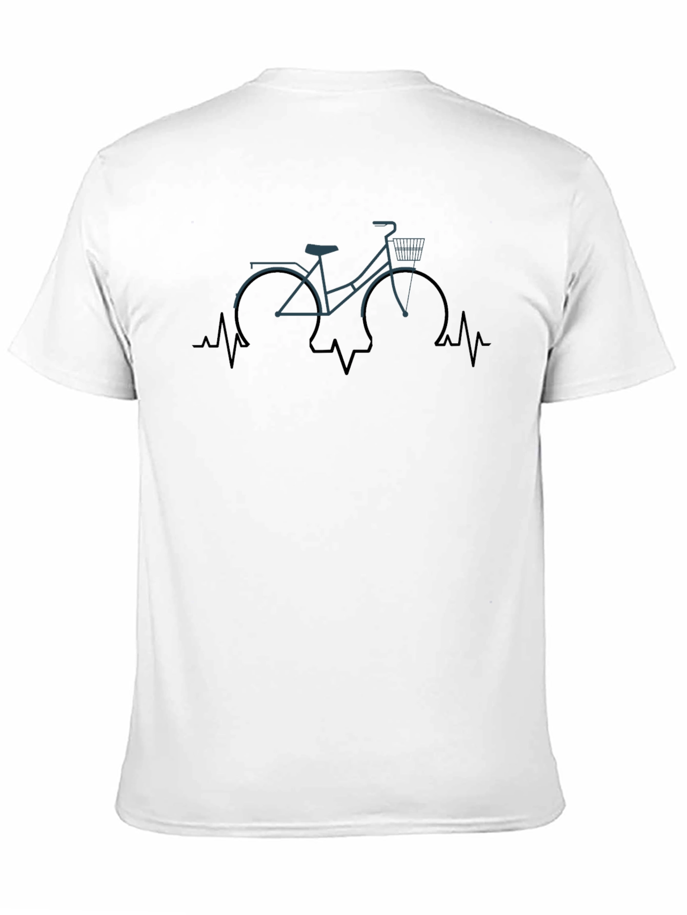 Bike Heartbeat T-Shirt - Cycling Lover Tee