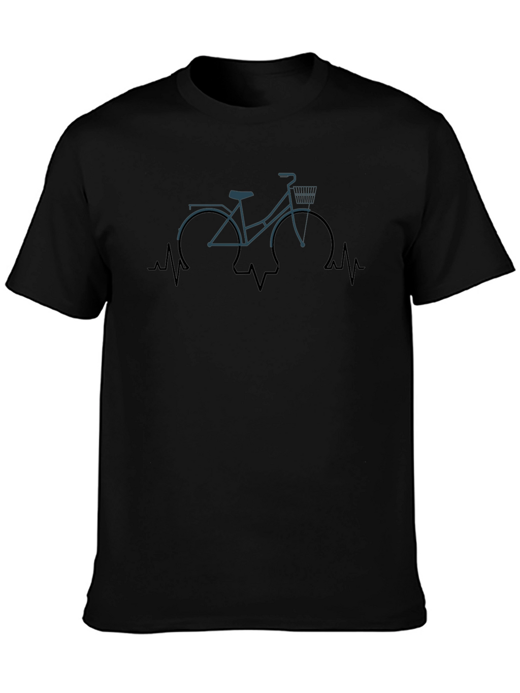 Bike Heartbeat T-Shirt - Cycling Lover Tee