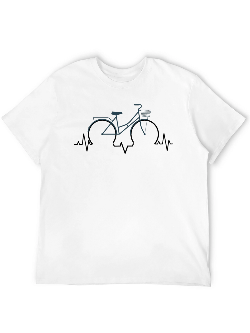 Bike Heartbeat T-Shirt - Cycling Lover Tee