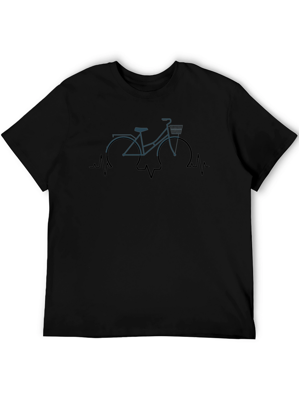 Bike Heartbeat T-Shirt - Cycling Lover Tee