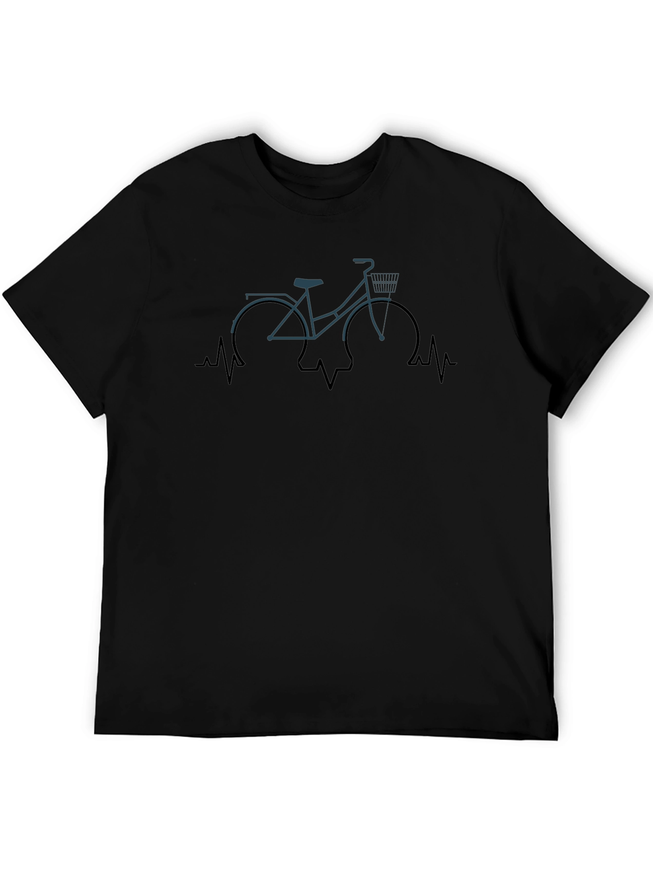 Bike Heartbeat T-Shirt - Cycling Lover Tee