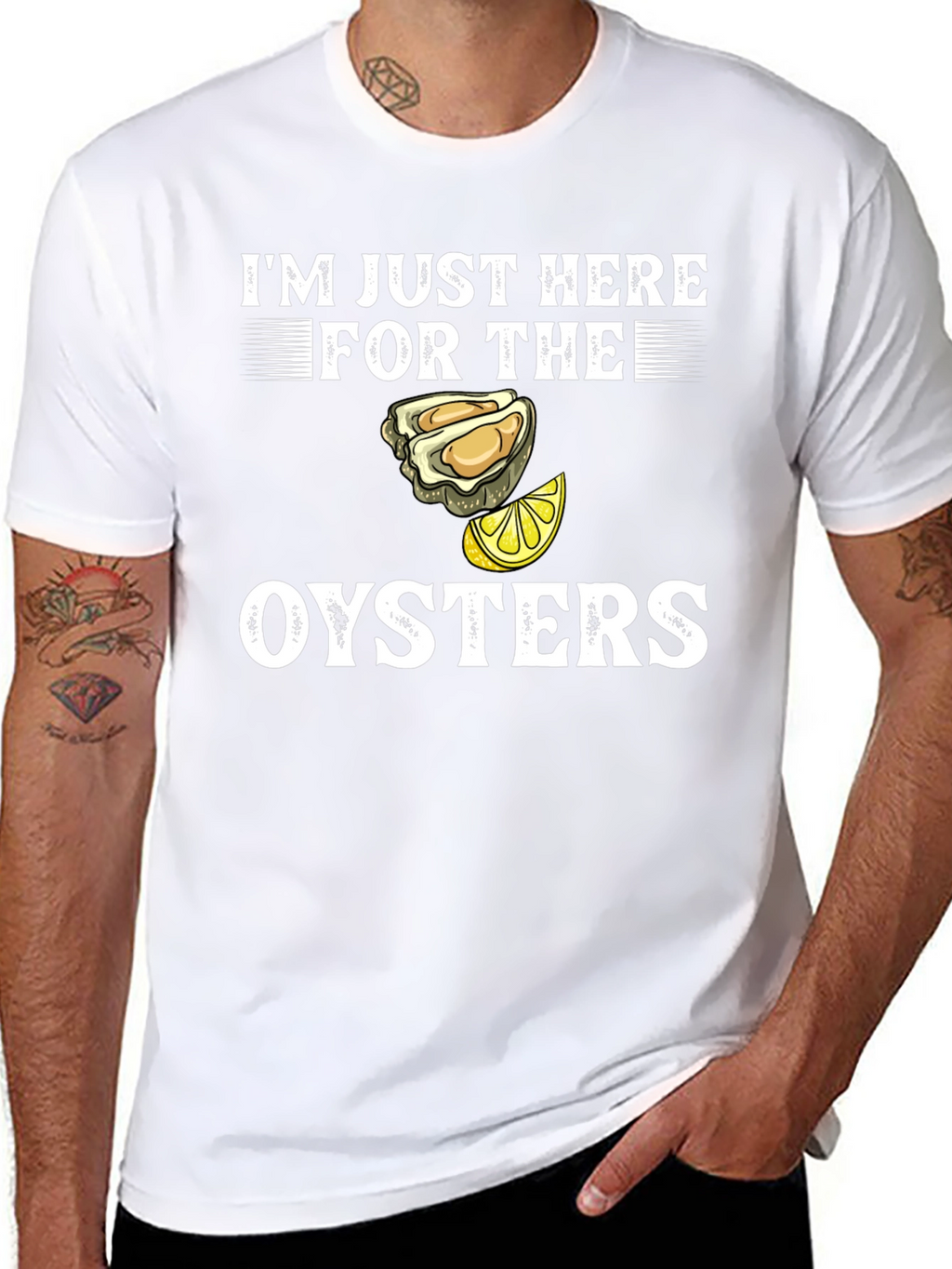 Oysters Graphic Tee - Seafood Lovers Humor
