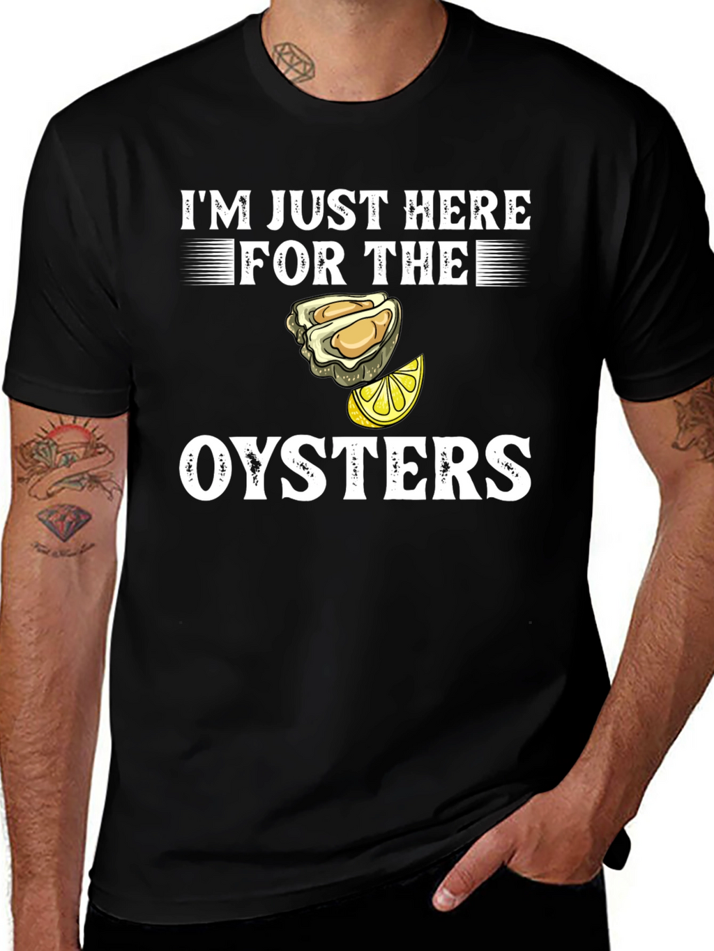 Oysters Graphic Tee - Seafood Lovers Humor