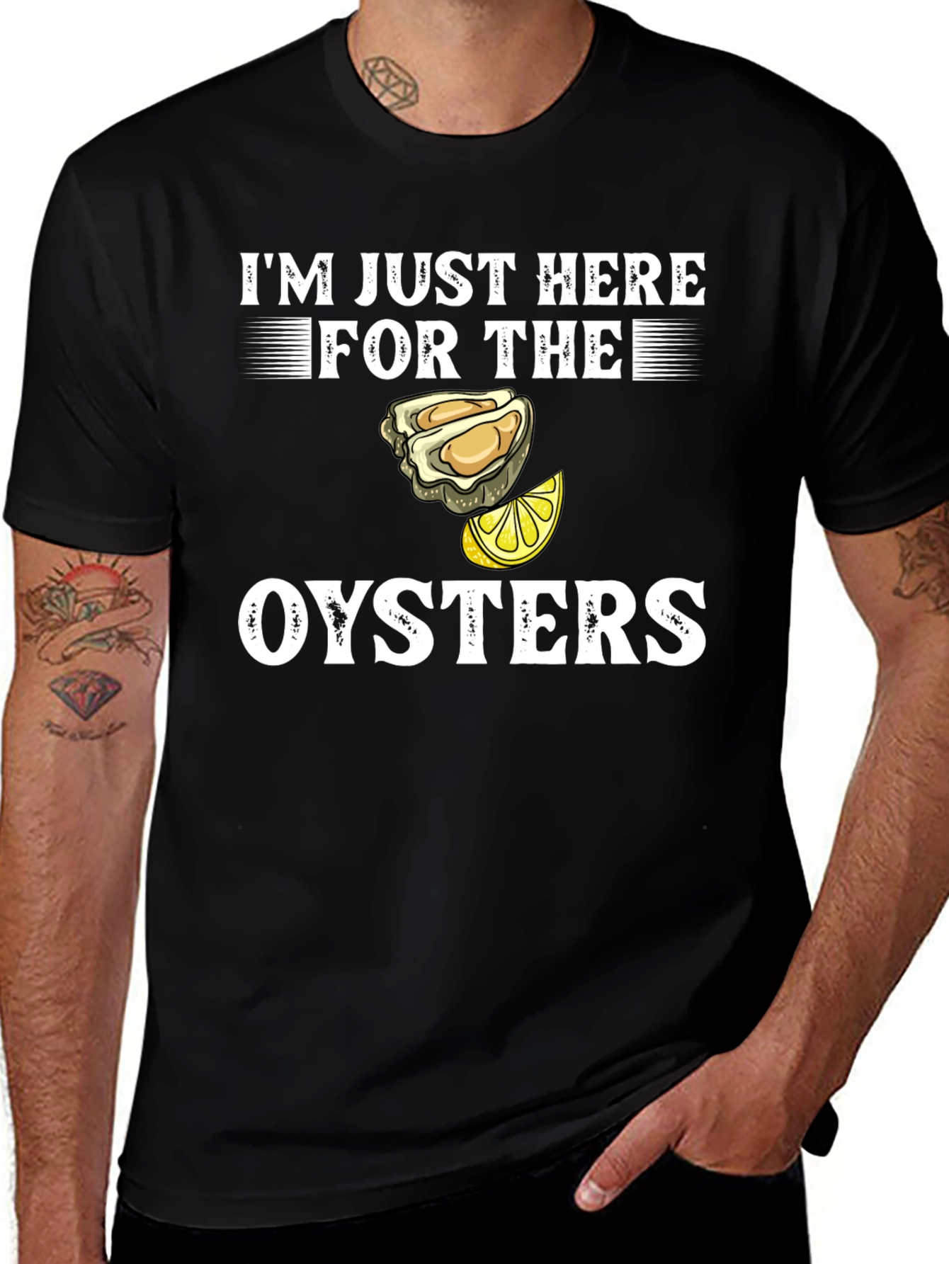 Oysters Graphic Tee - Seafood Lovers Humor