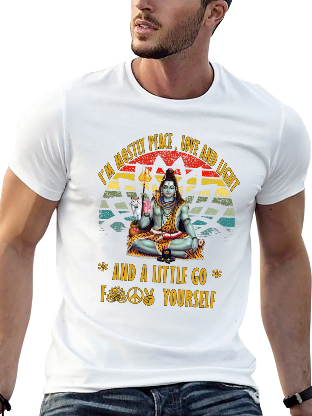 Peace Love and Light Graphic T-Shirt