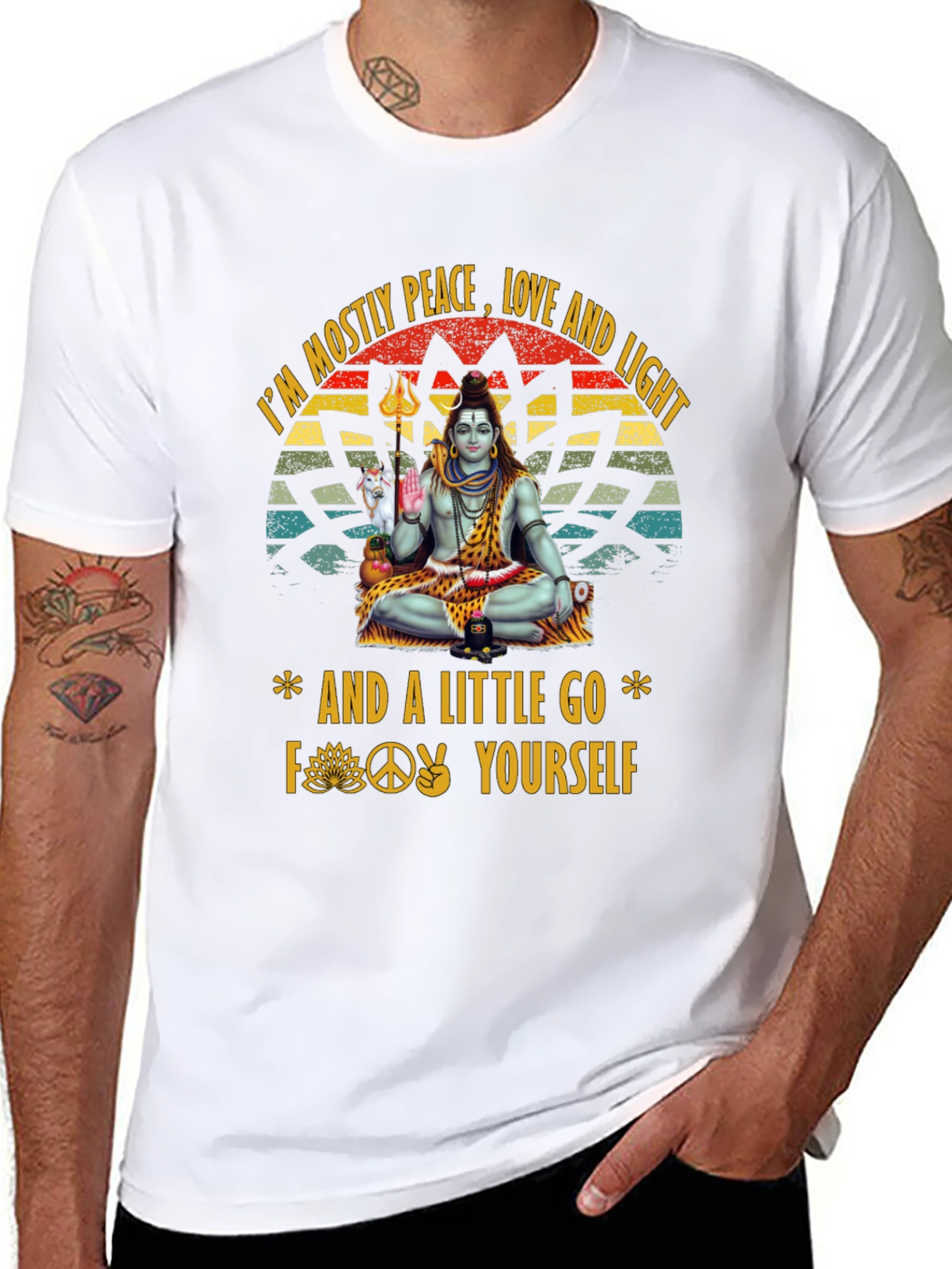 Peace Love and Light Graphic T-Shirt