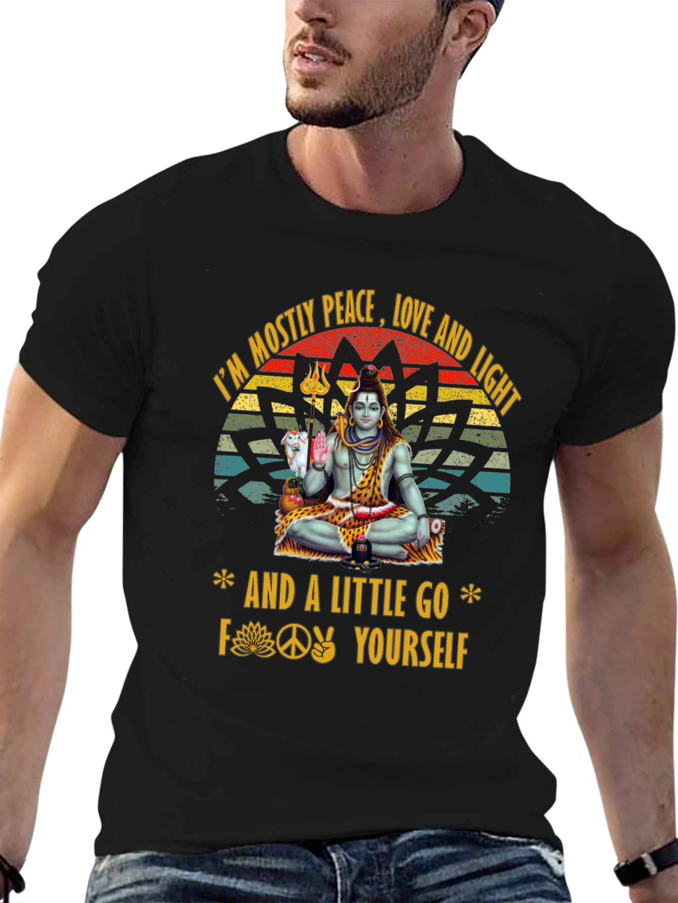 Peace Love and Light Graphic T-Shirt
