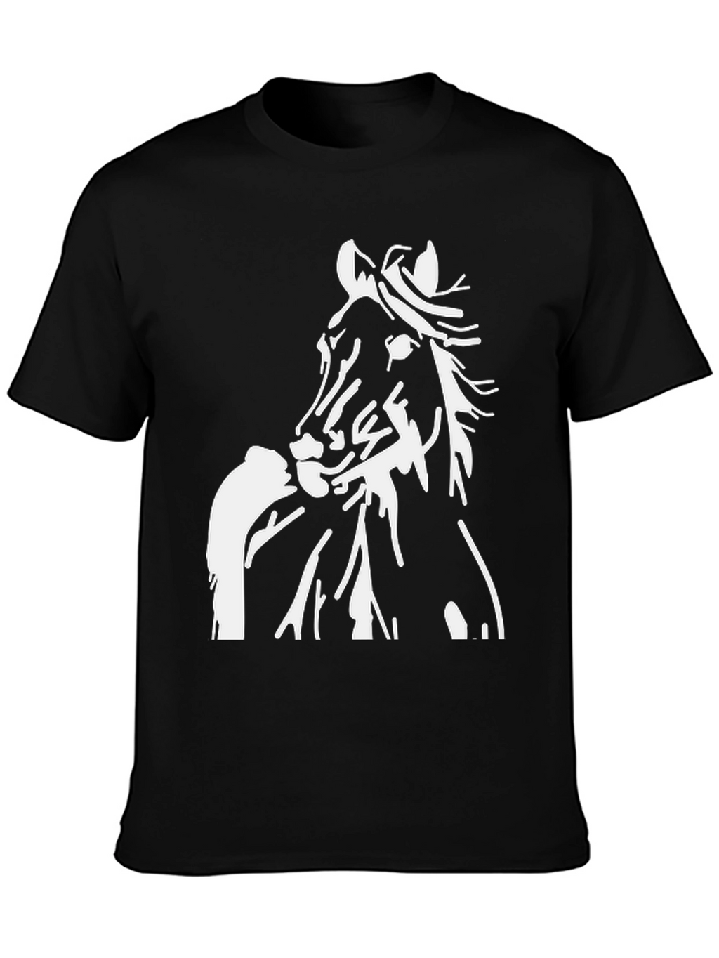 Horse Graphic Print T-Shirt