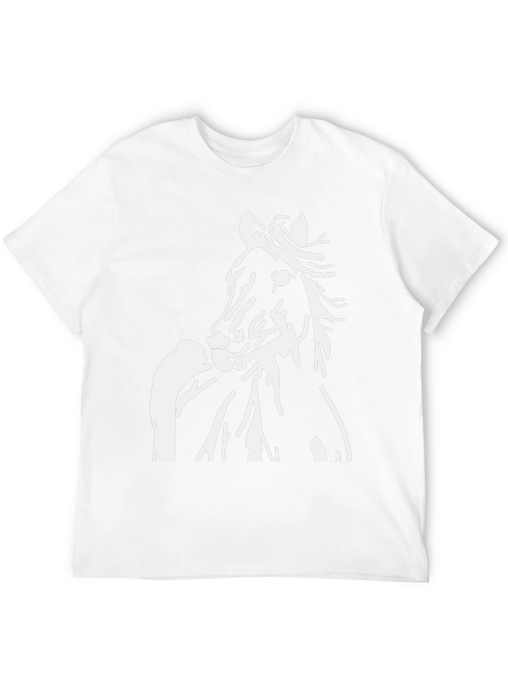Horse Graphic Print T-Shirt