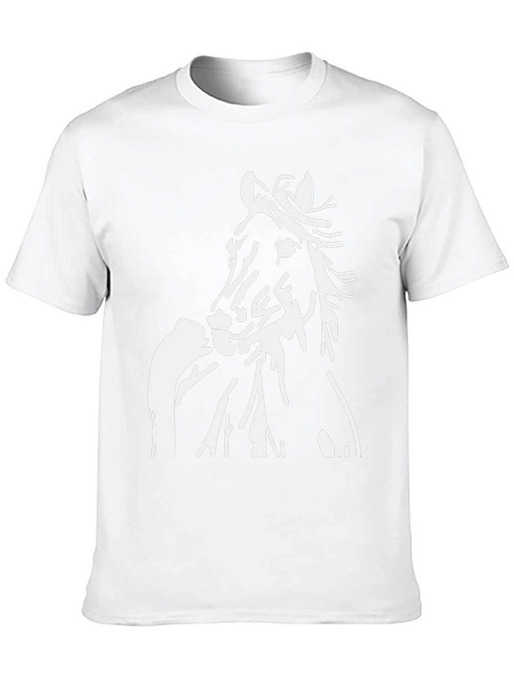 Horse Graphic Print T-Shirt