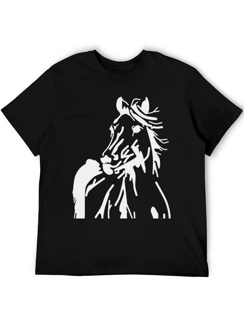 Horse Graphic Print T-Shirt