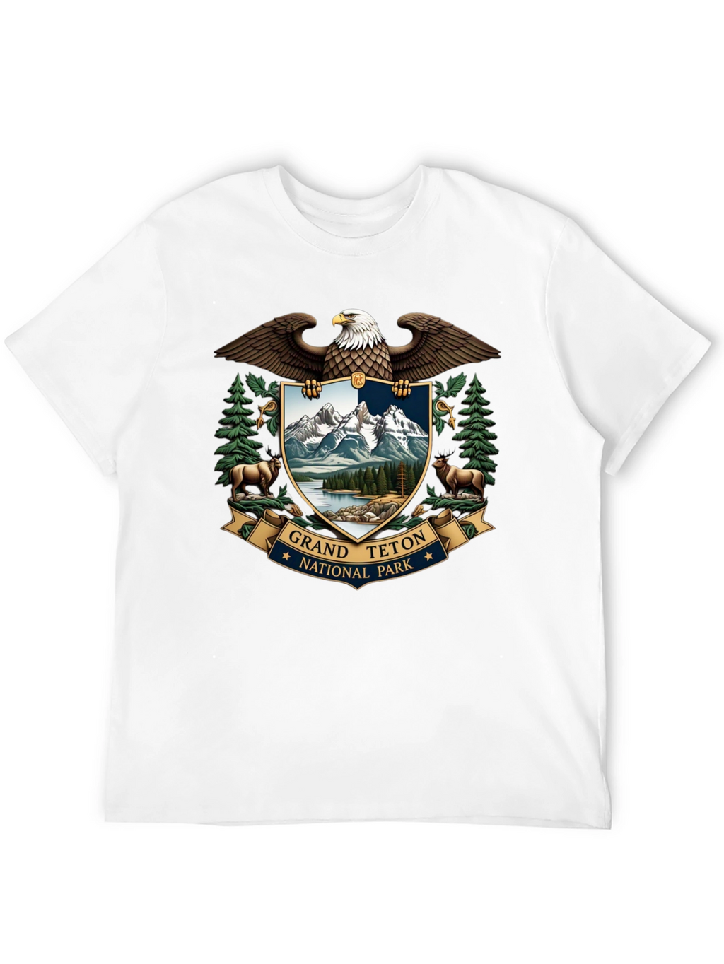 Grand Teton National Park Eagle Crest T-Shirt