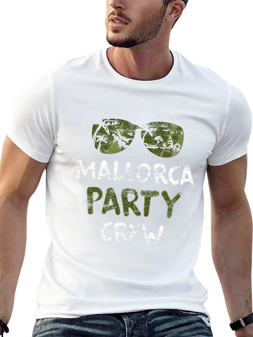 Mallorca Party Crew T-Shirt - Tropical Vibes