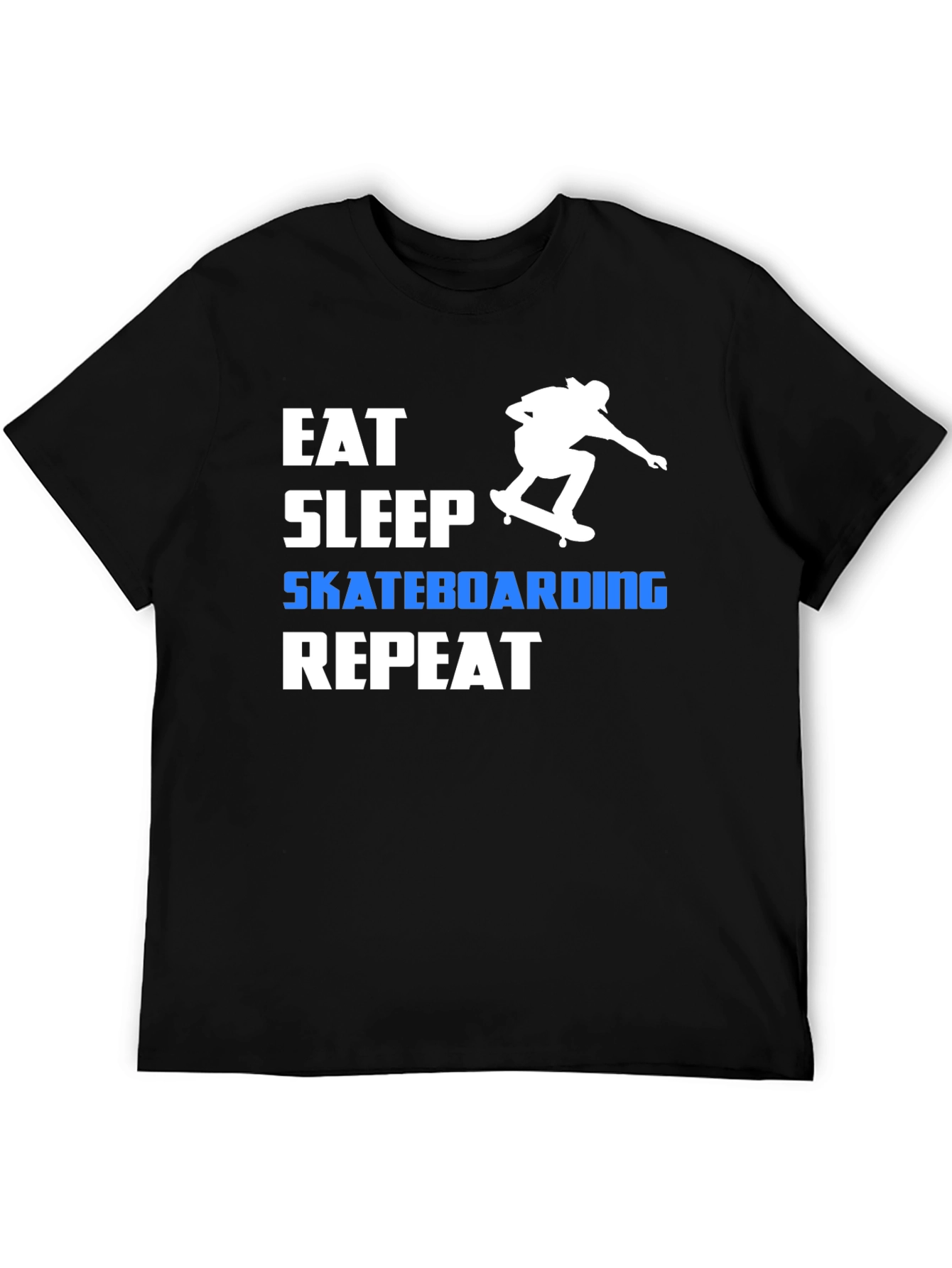 Eat Sleep Skateboarding Repeat Graphic Tee