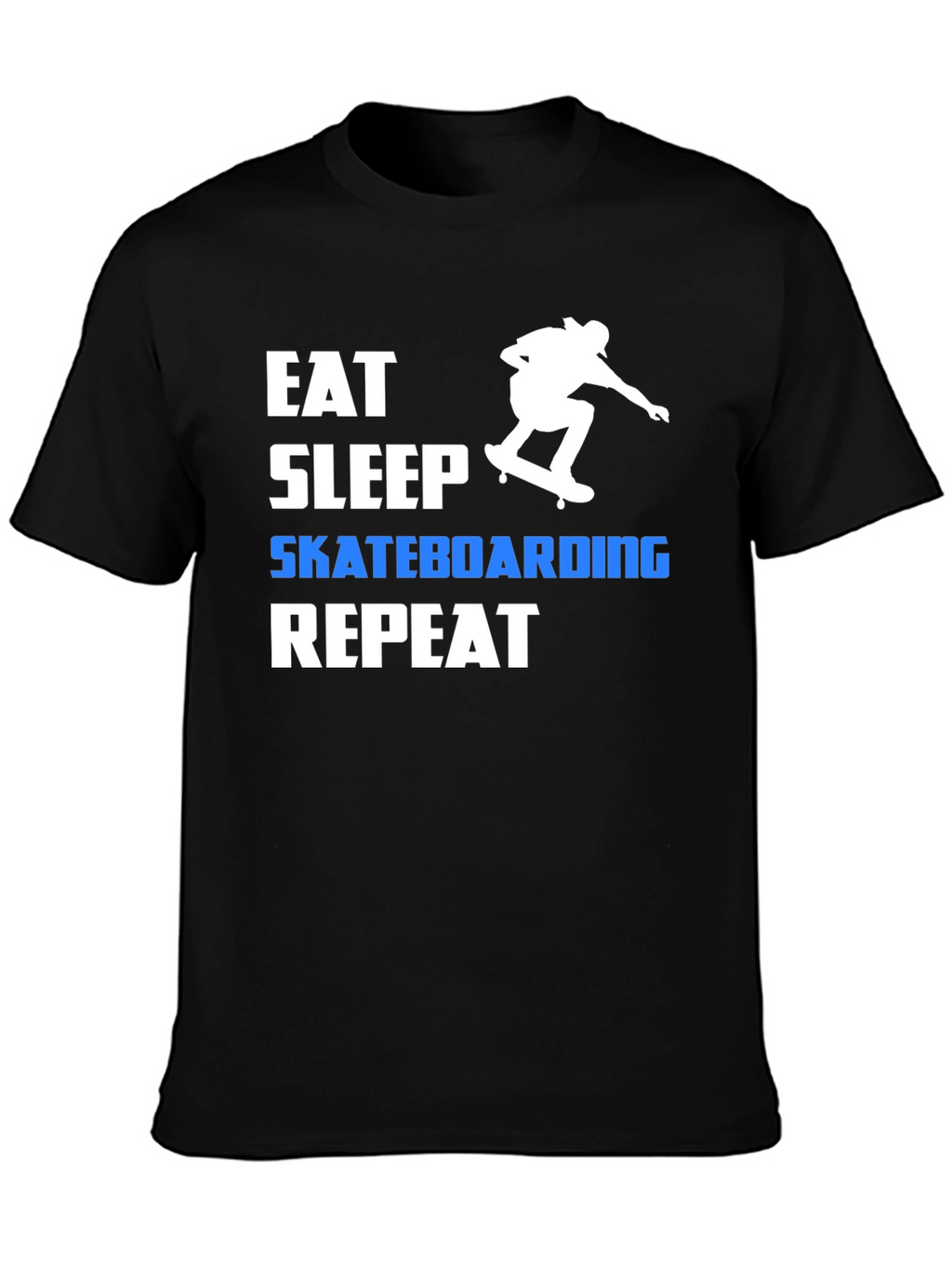 Eat Sleep Skateboarding Repeat Graphic Tee