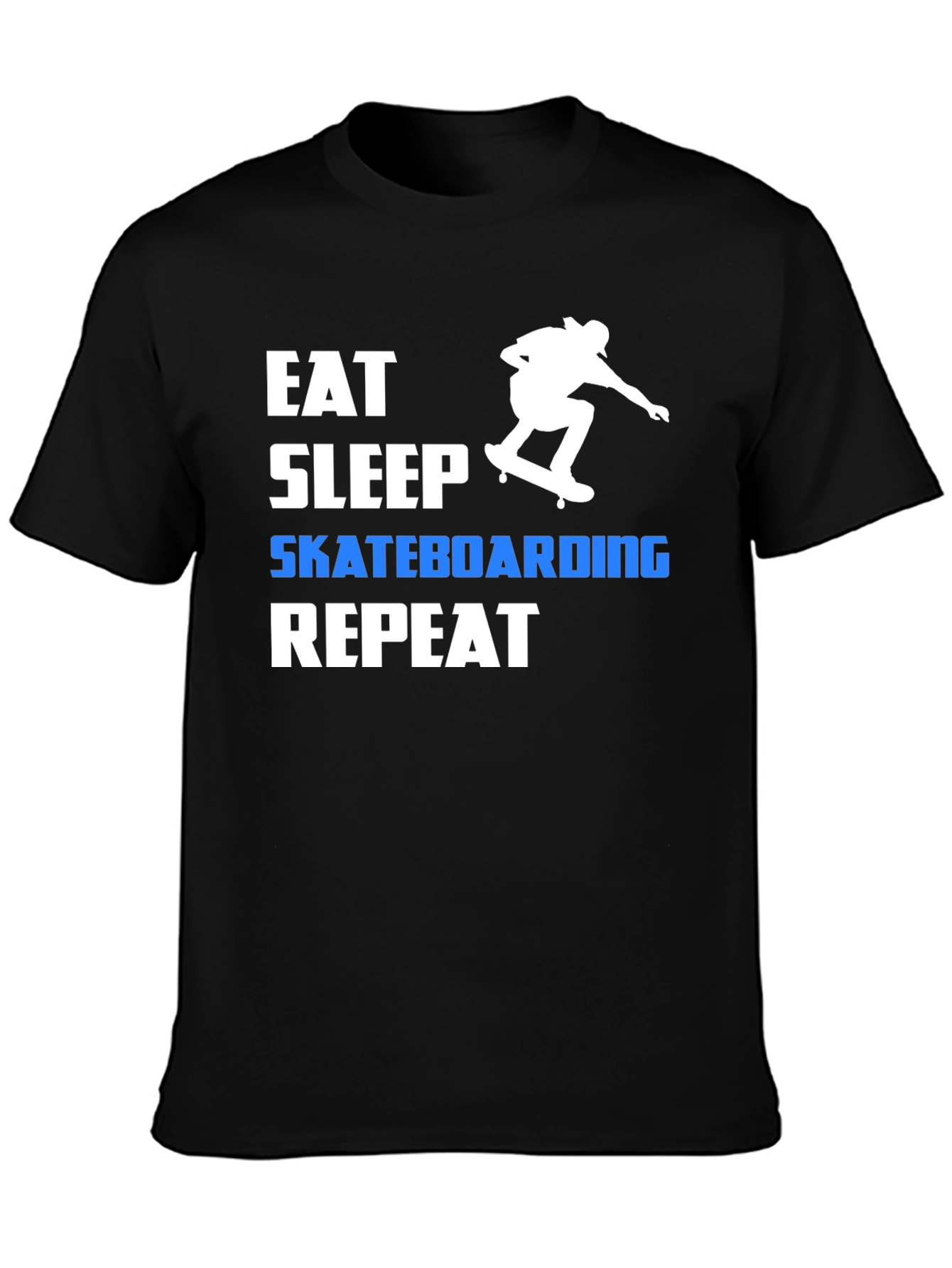 Eat Sleep Skateboarding Repeat Graphic Tee