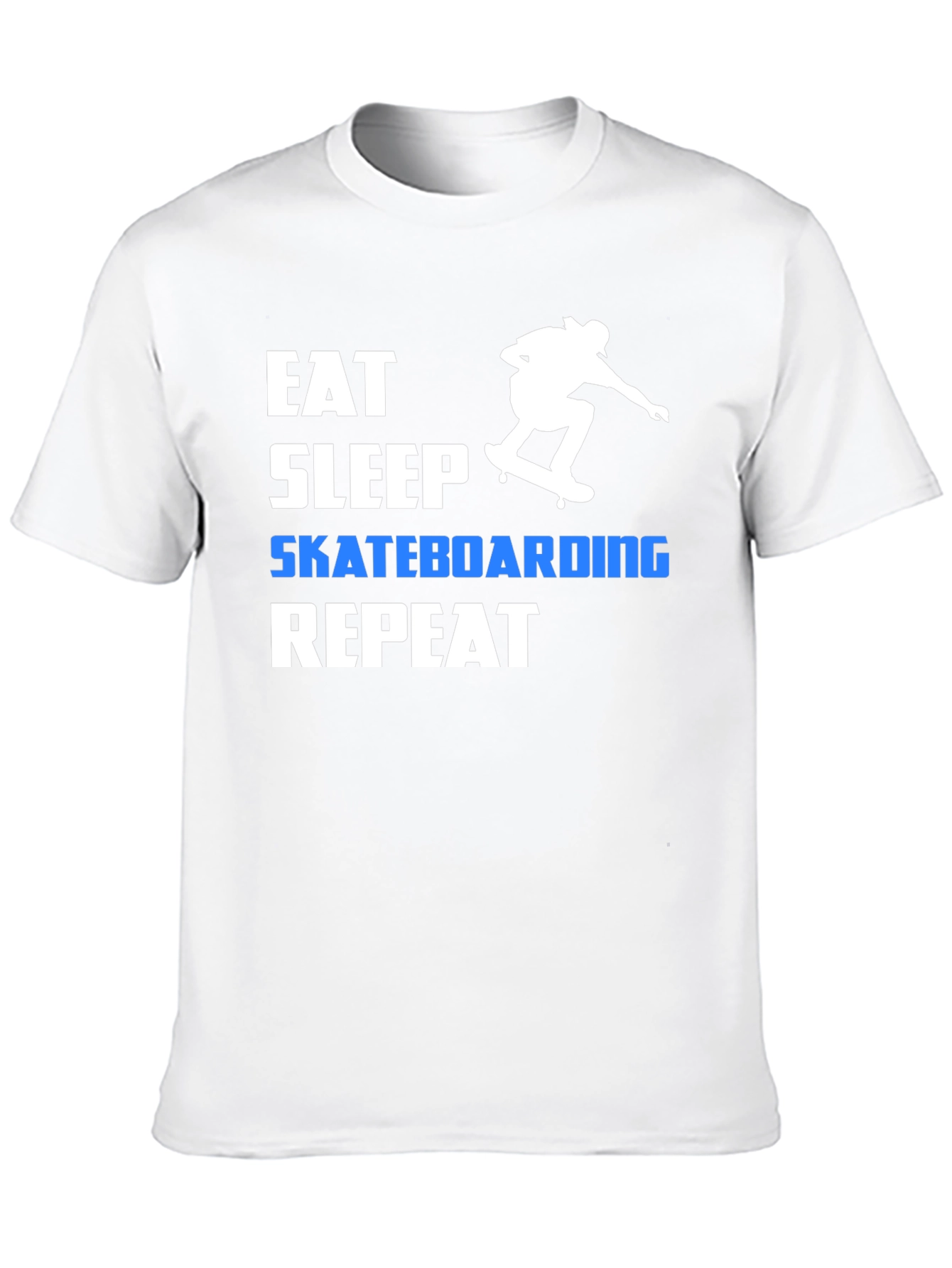 Eat Sleep Skateboarding Repeat Graphic Tee