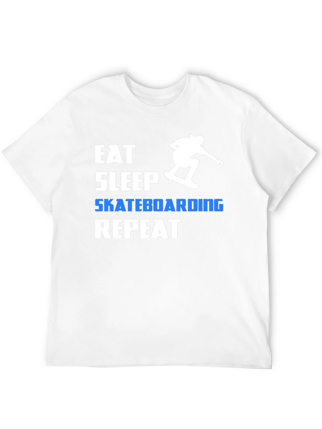 Eat Sleep Skateboarding Repeat Graphic Tee