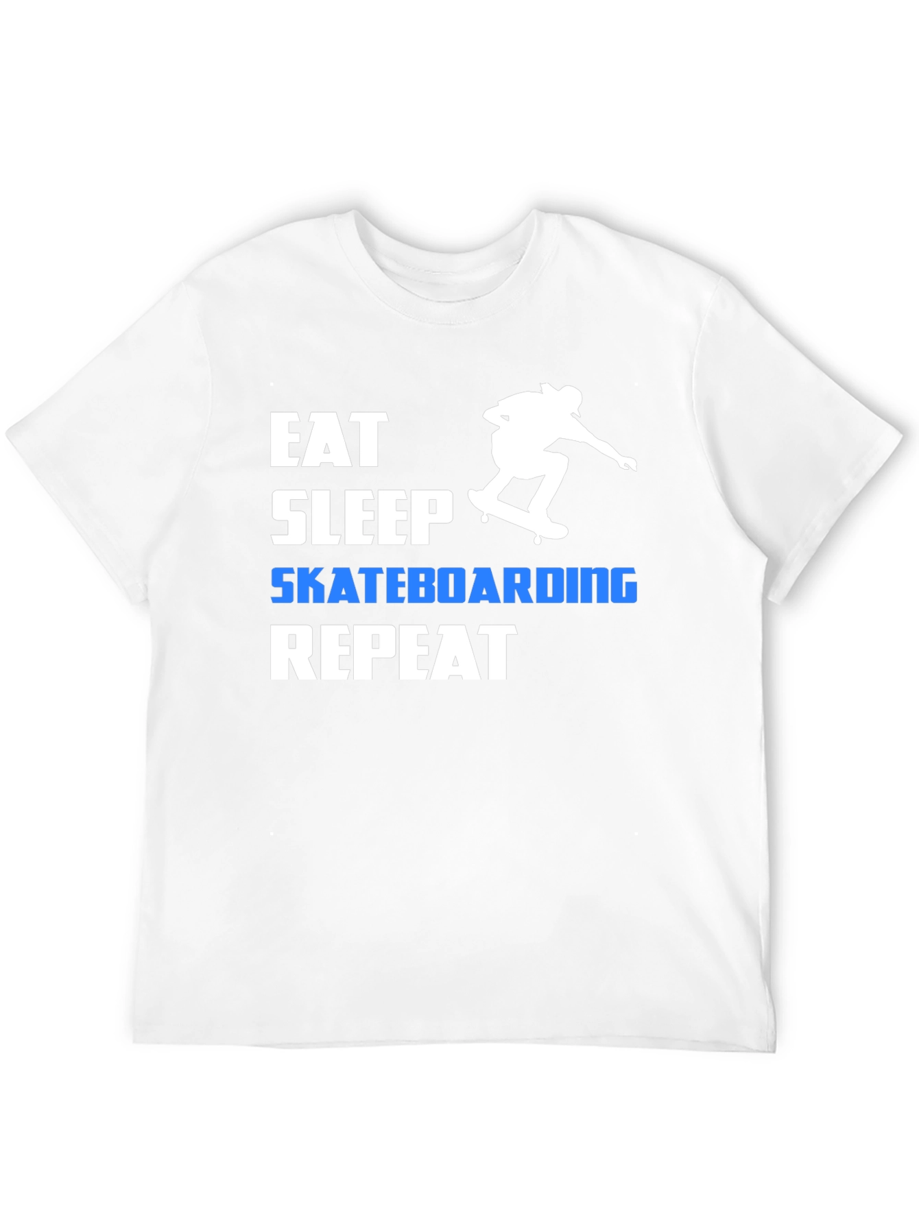 Eat Sleep Skateboarding Repeat Graphic Tee