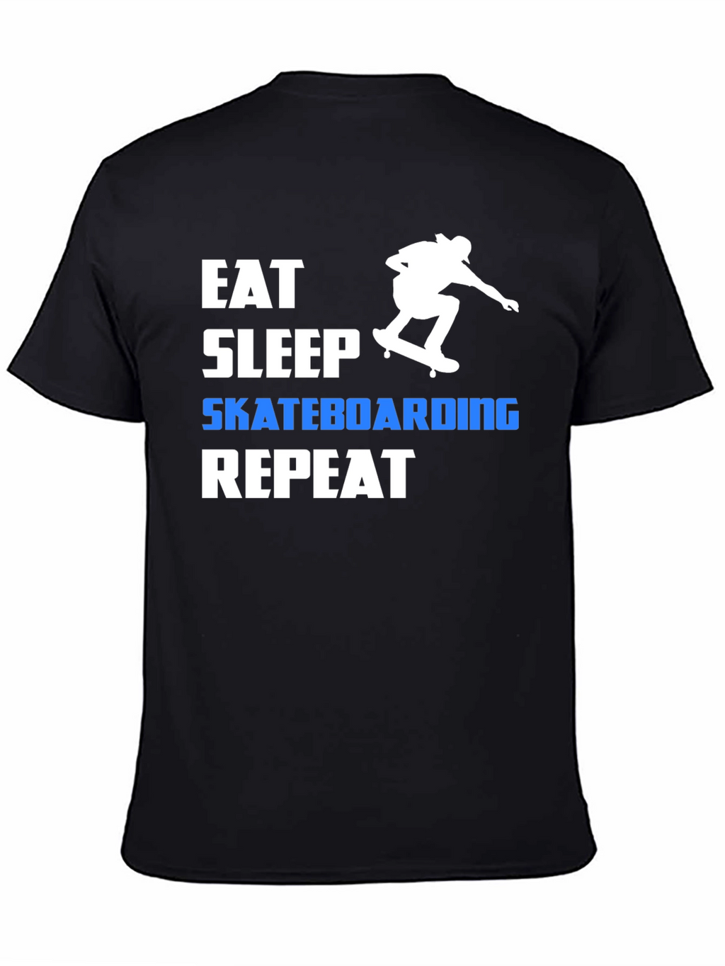 Eat Sleep Skateboarding Repeat Graphic Tee