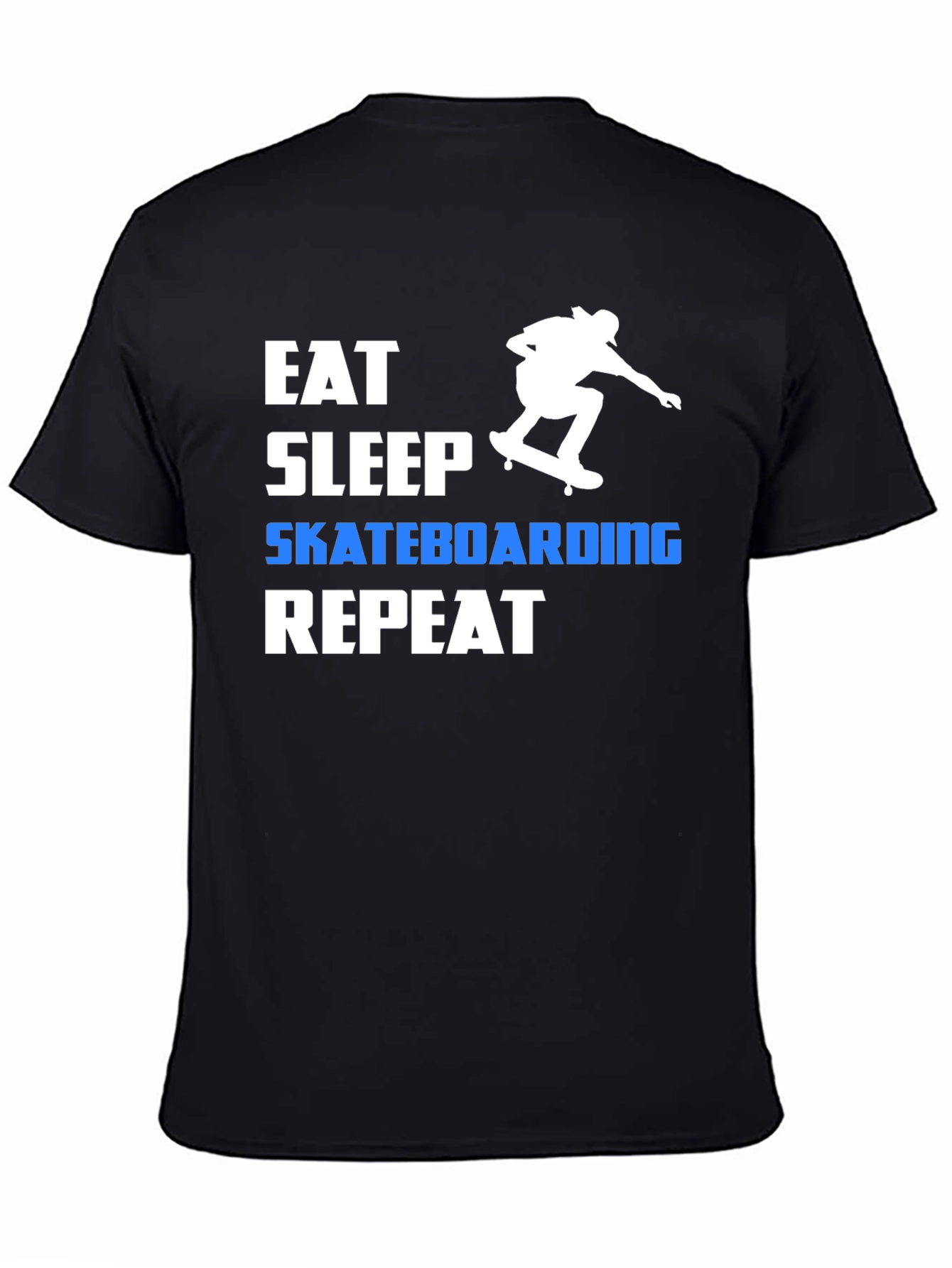 Eat Sleep Skateboarding Repeat Graphic Tee