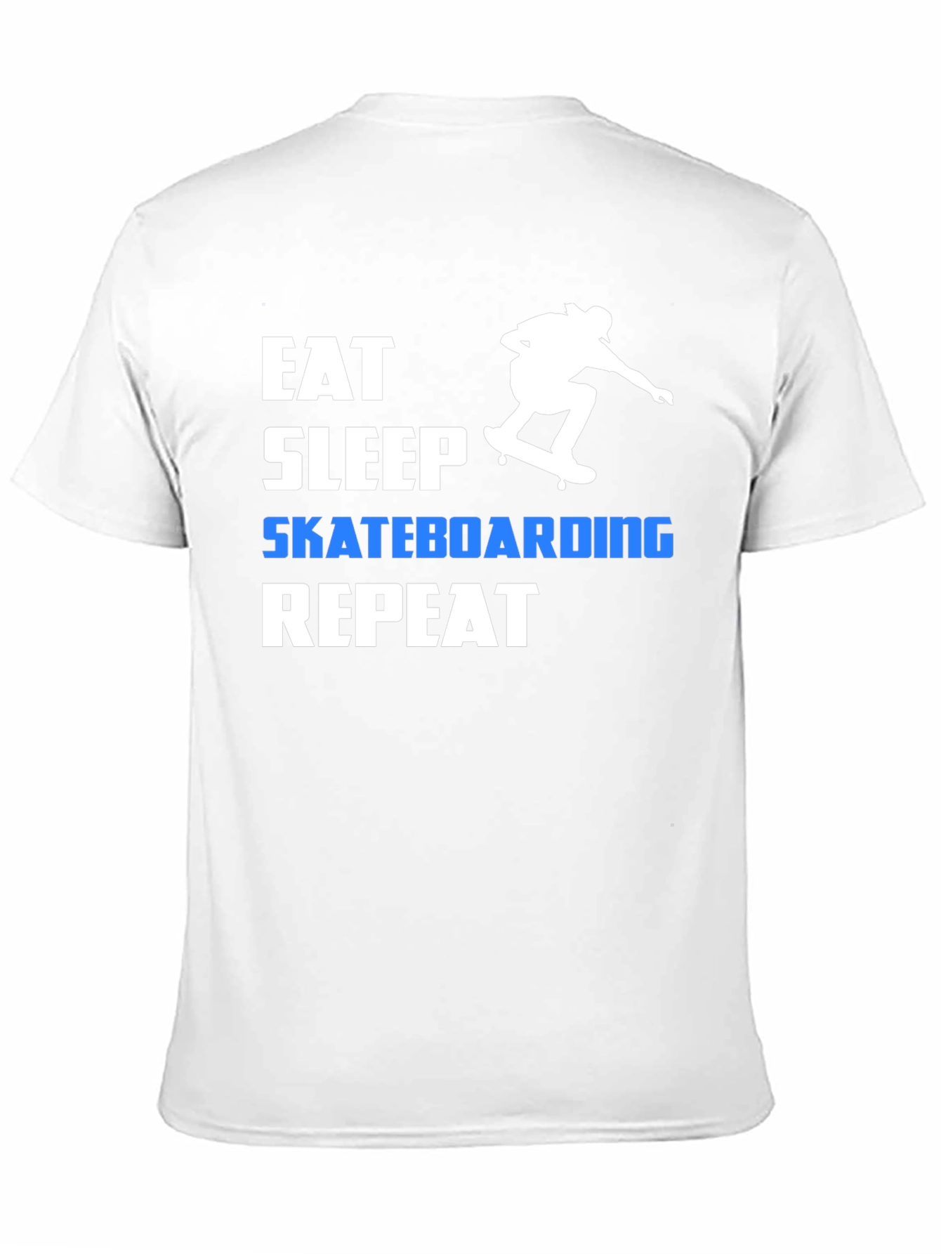 Eat Sleep Skateboarding Repeat Graphic Tee