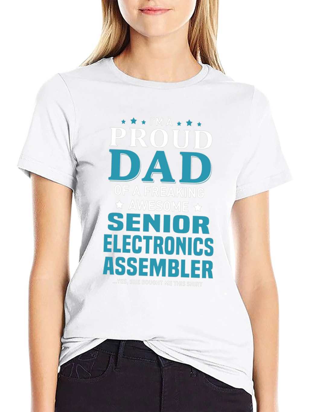 Proud Dad Senior Electronics Assembler T-Shirt