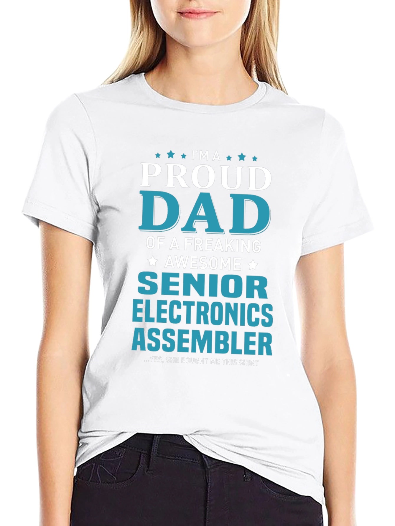 Proud Dad Senior Electronics Assembler T-Shirt