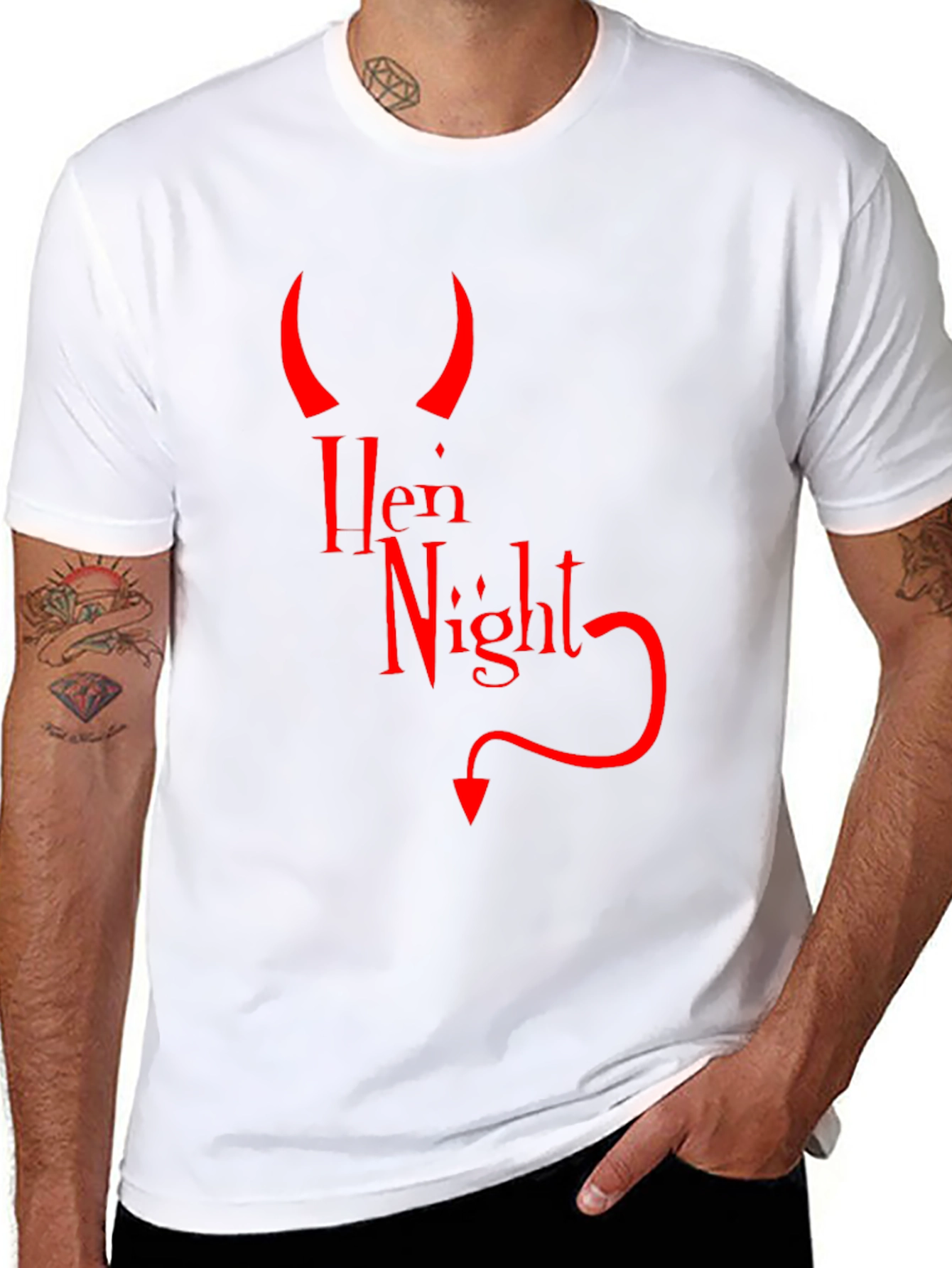 Hen Night Devil Horns T-Shirt