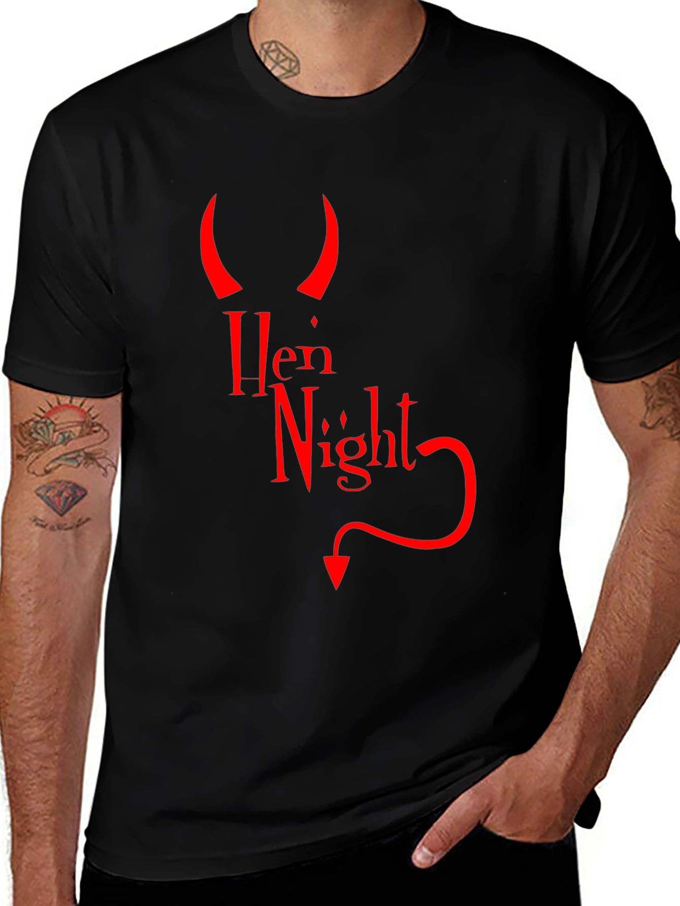 Hen Night Devil Horns T-Shirt