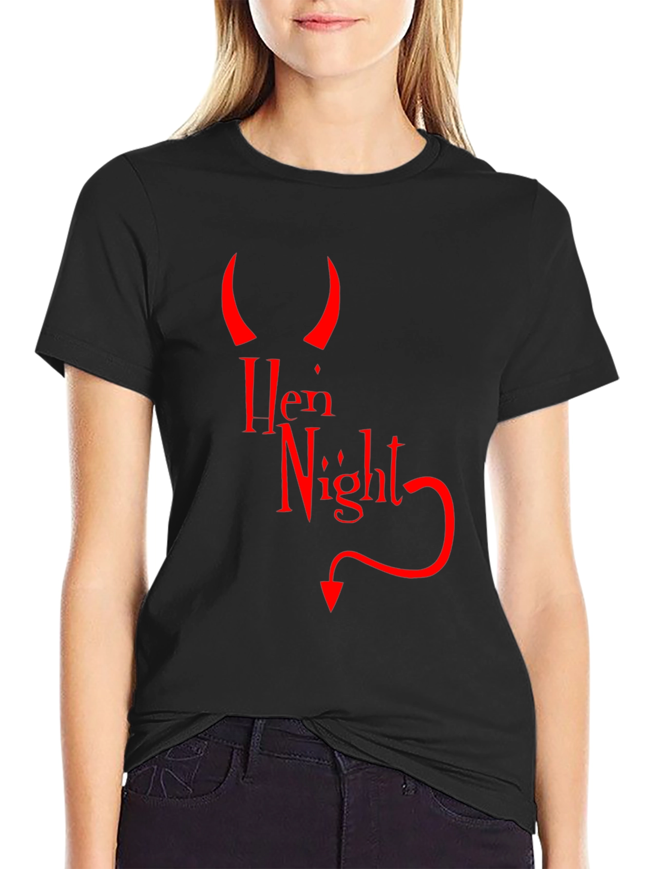 Hen Night Devil Horns T-Shirt
