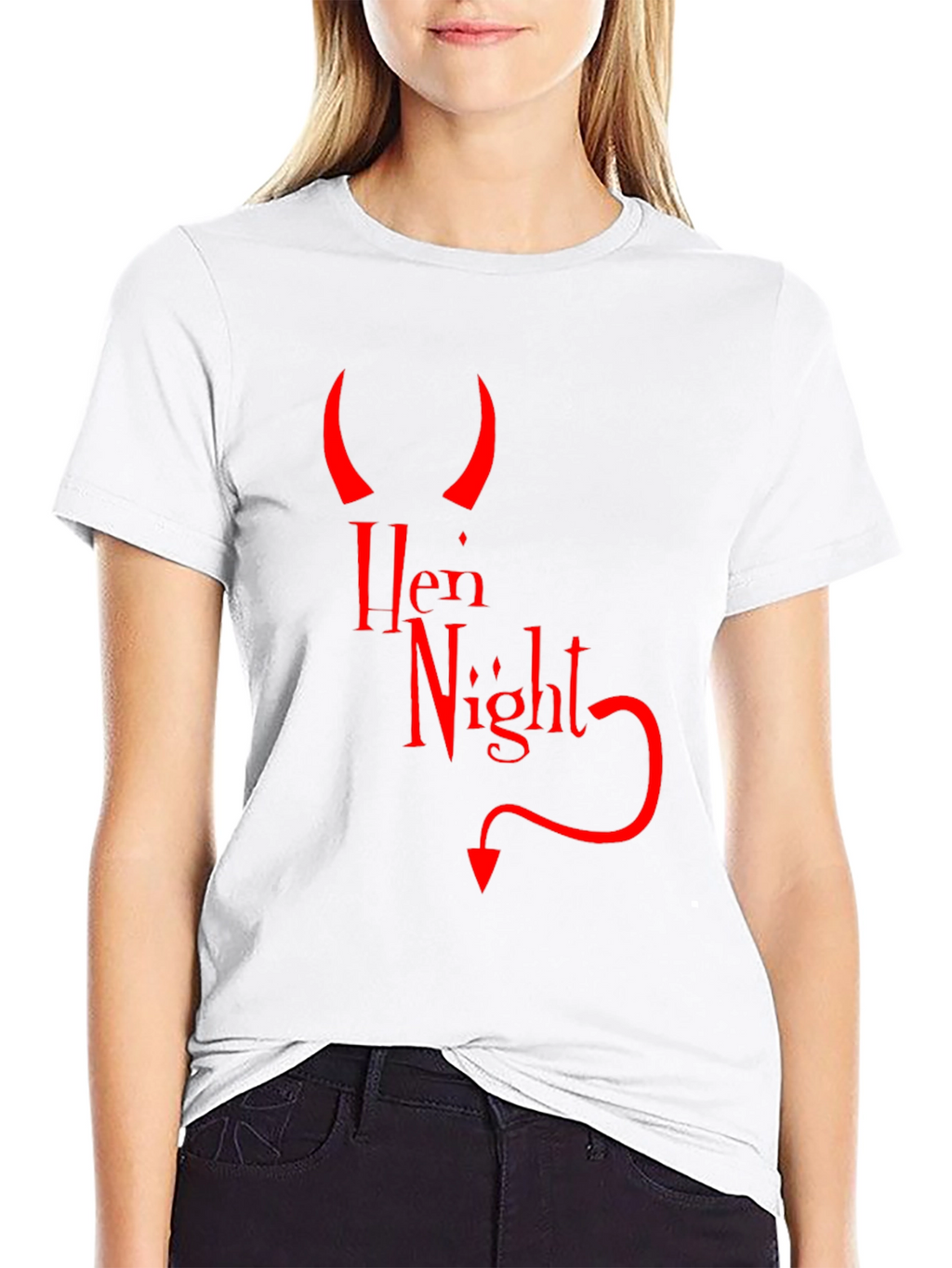 Hen Night Devil Horns T-Shirt