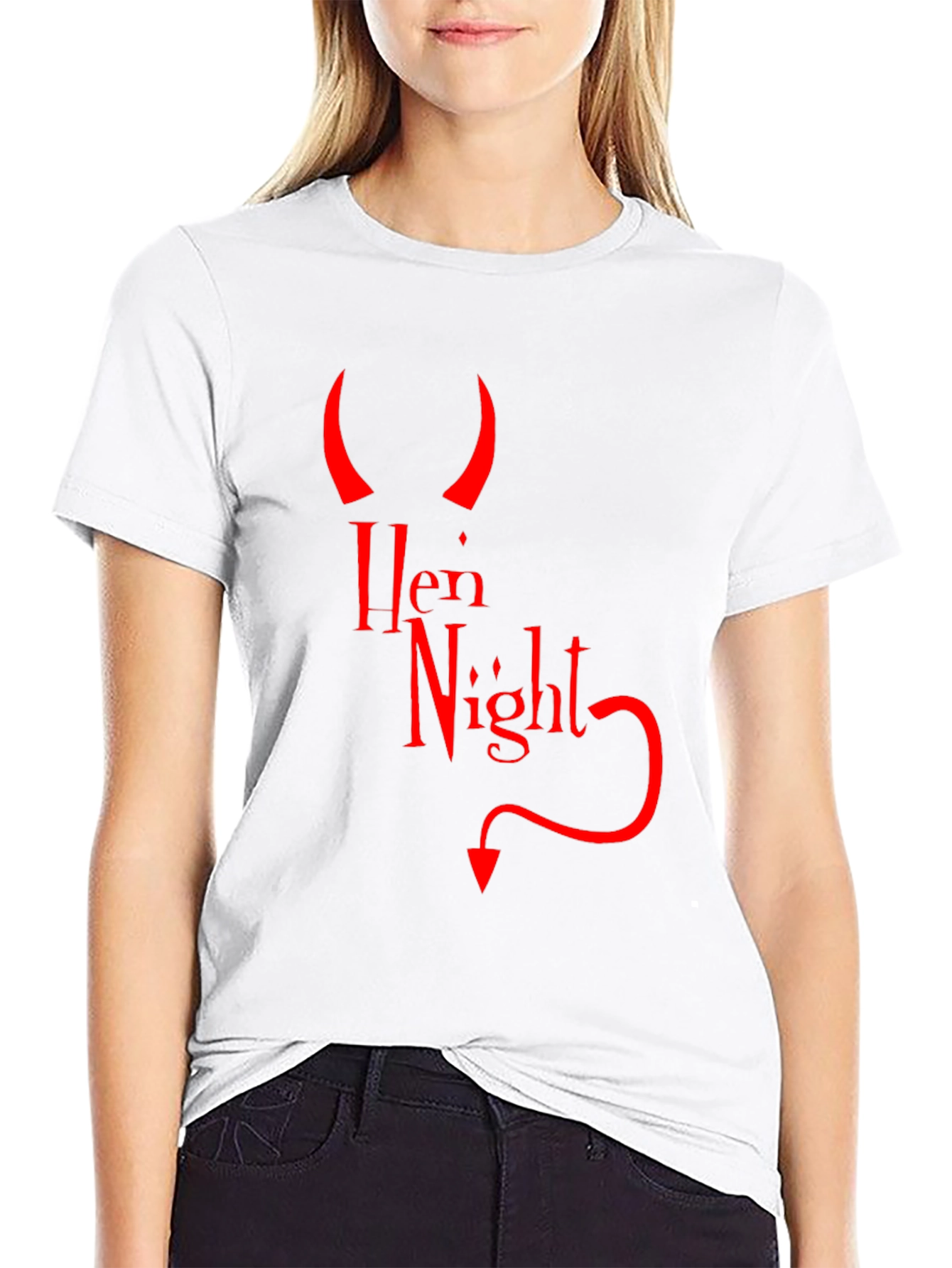 Hen Night Devil Horns T-Shirt