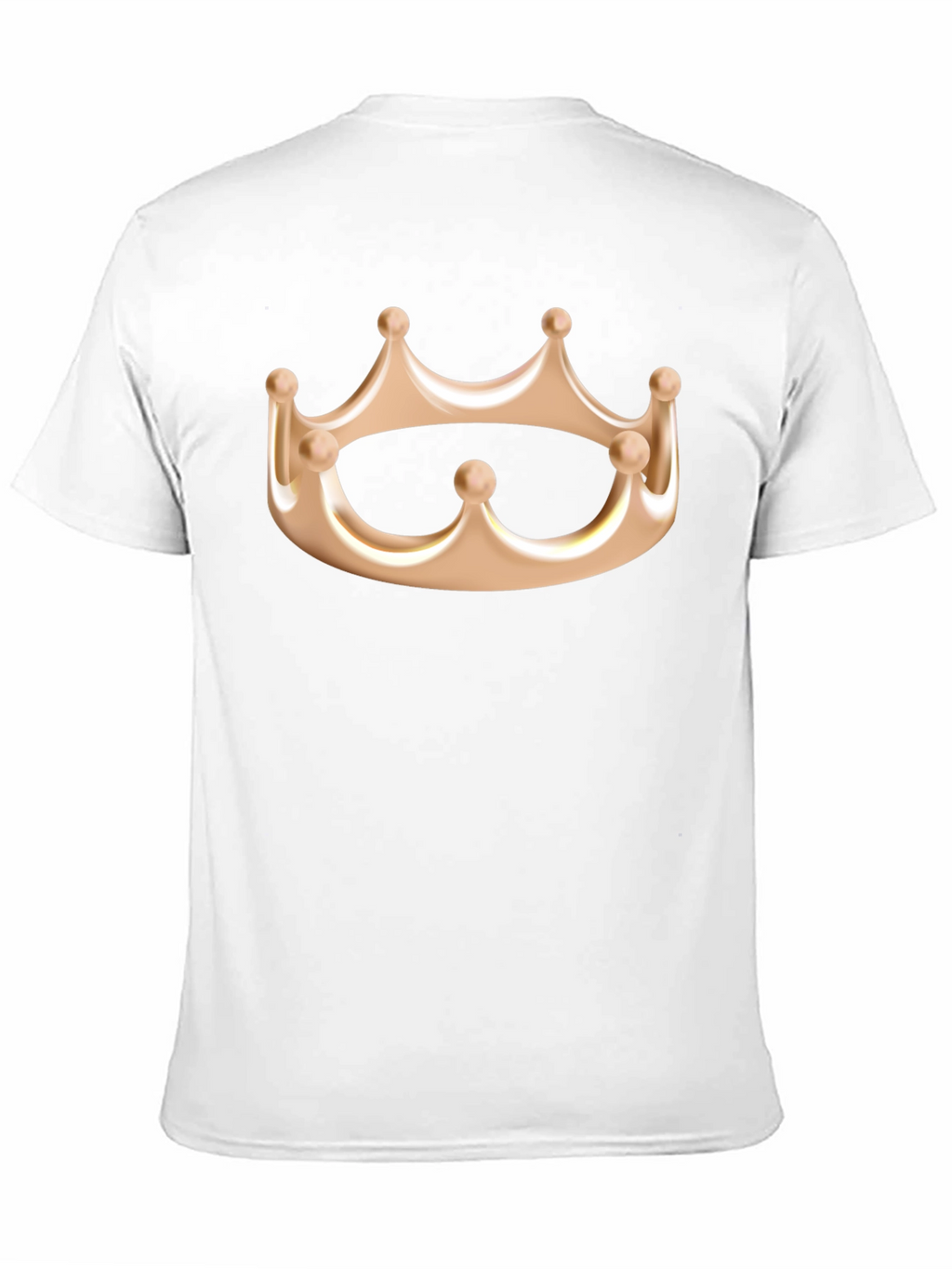Crown Graphic Tee - Kingly Style Black Cotton Shirt
