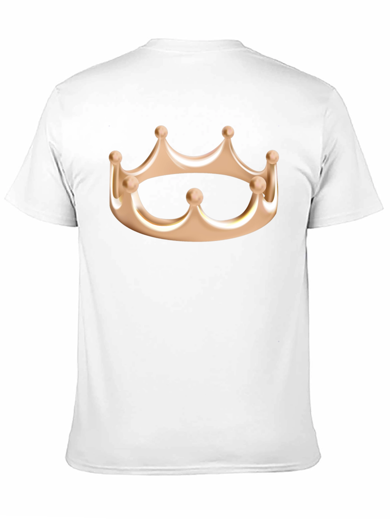 Crown Graphic Tee - Kingly Style Black Cotton Shirt
