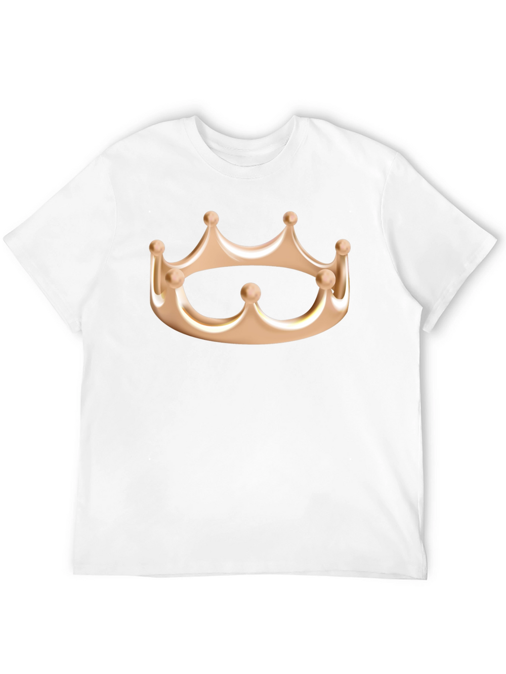 Crown Graphic Tee - Kingly Style Black Cotton Shirt