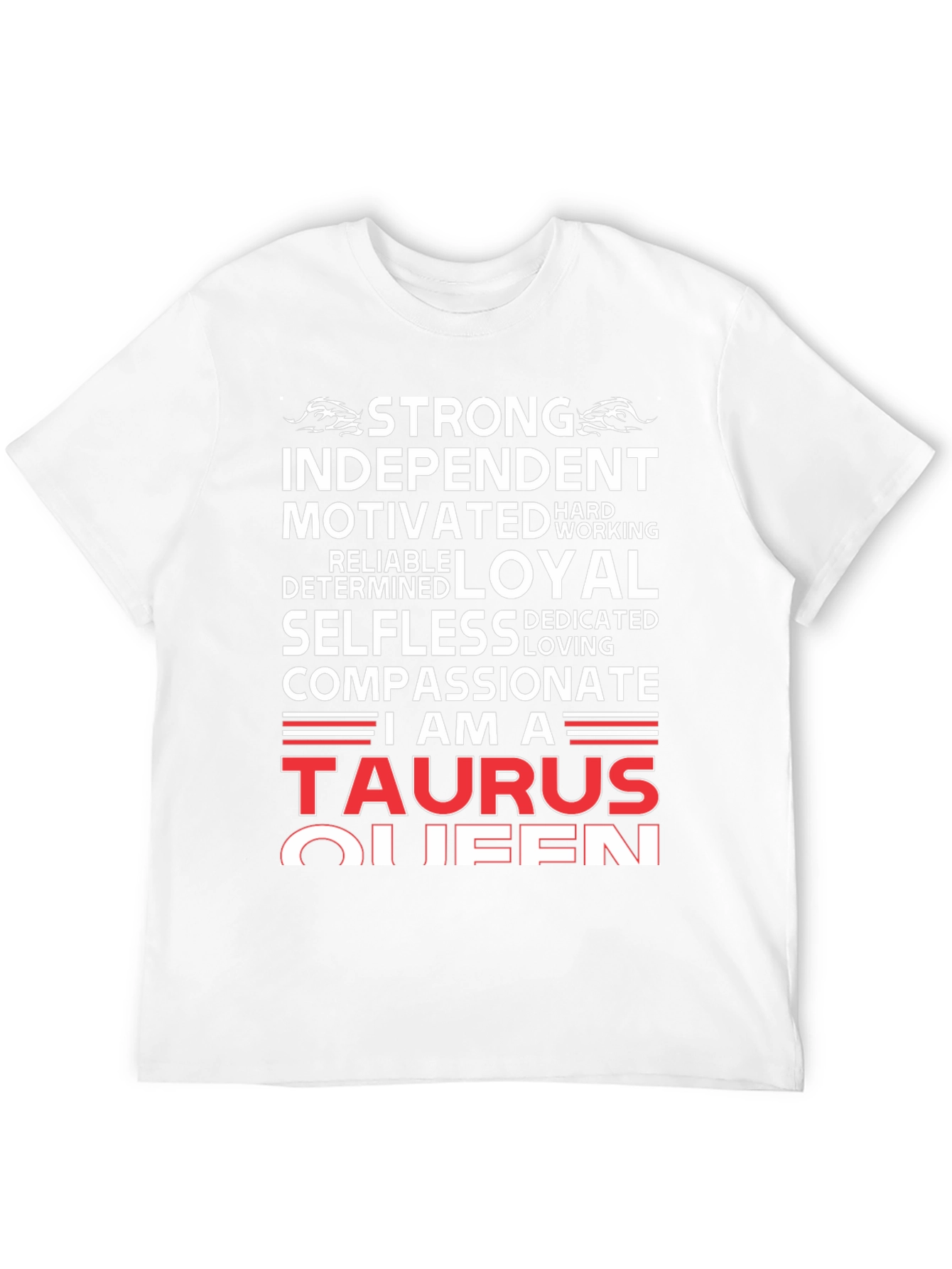 Taurus Queen Graphic Tee - Strong Independent Woman T-Shirt