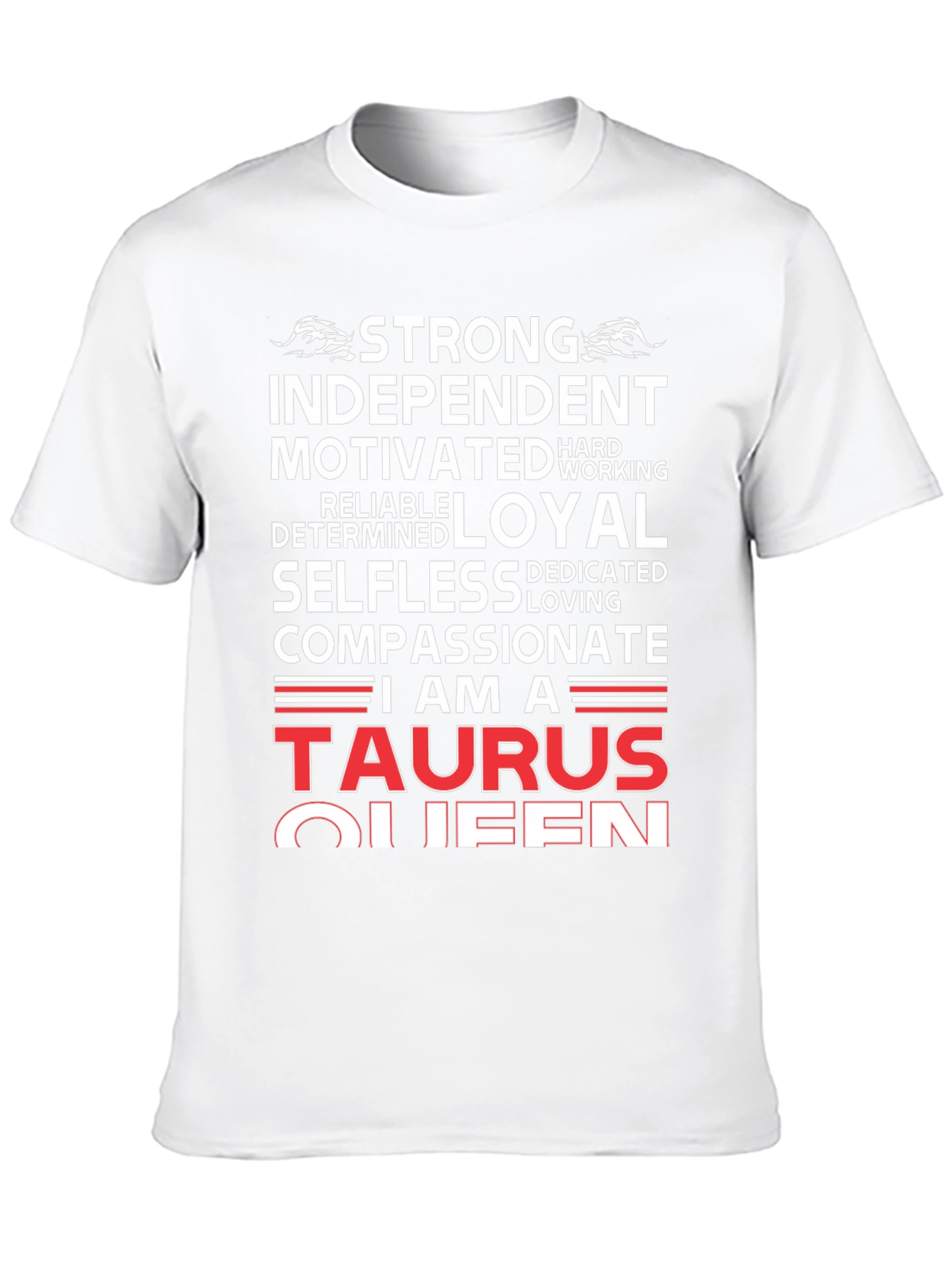 Taurus Queen Graphic Tee - Strong Independent Woman T-Shirt