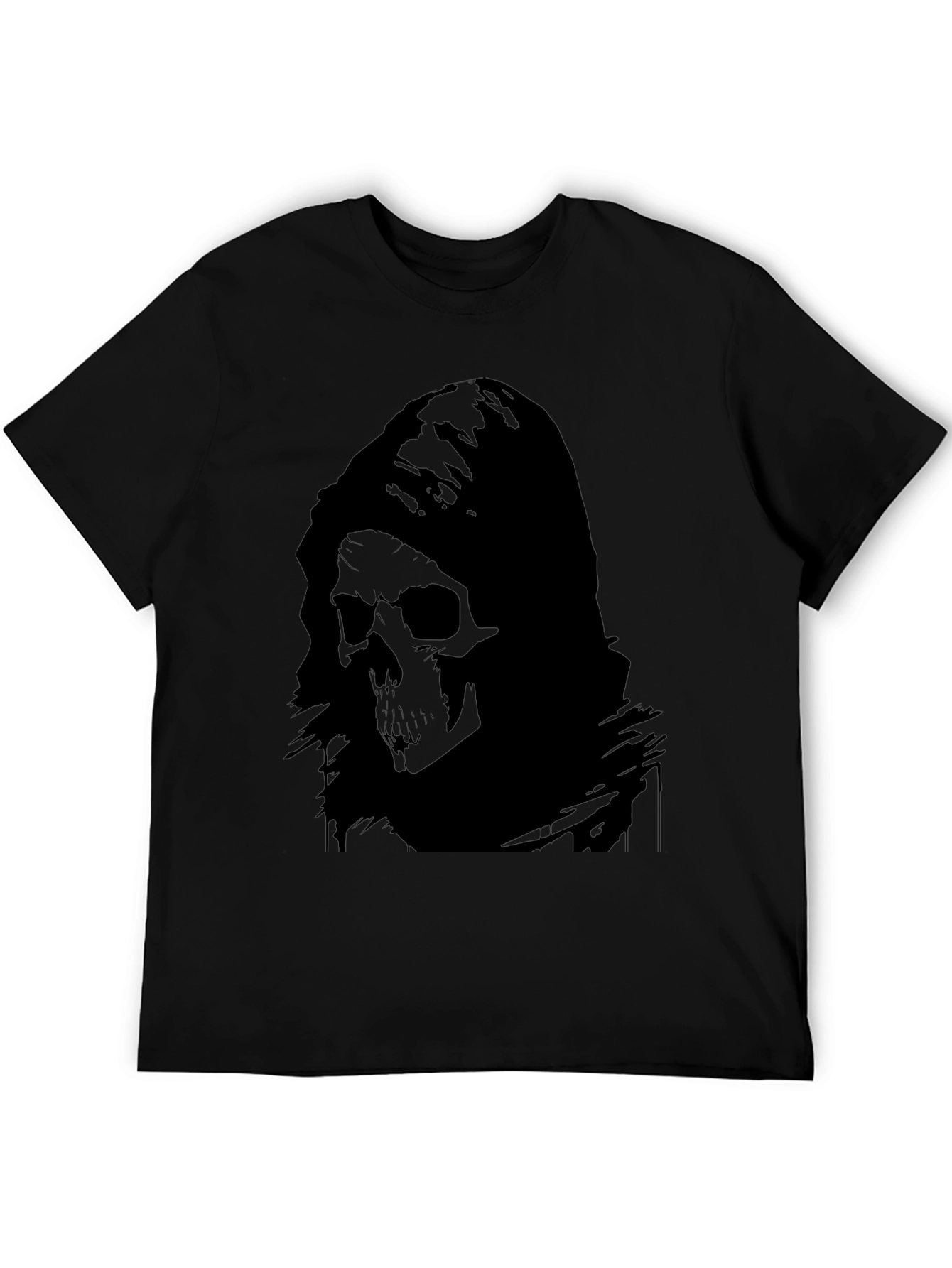 Grim Reaper Graphic Black T-Shirt