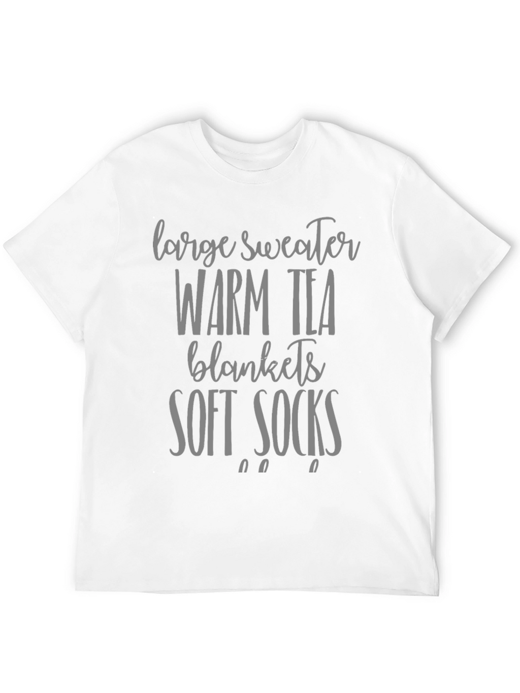 Cozy Day Black Graphic Tee - Soft Comfort