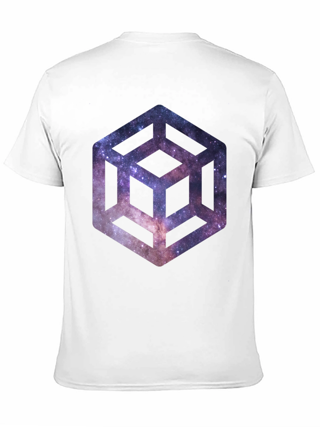 Galaxy Cube Black T-Shirt