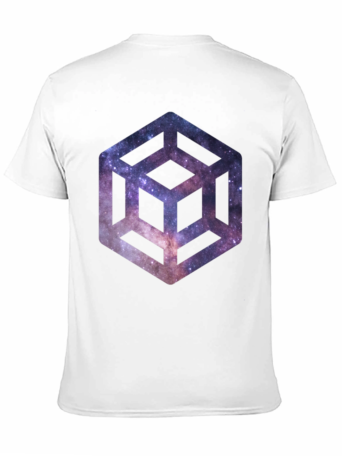 Galaxy Cube Black T-Shirt