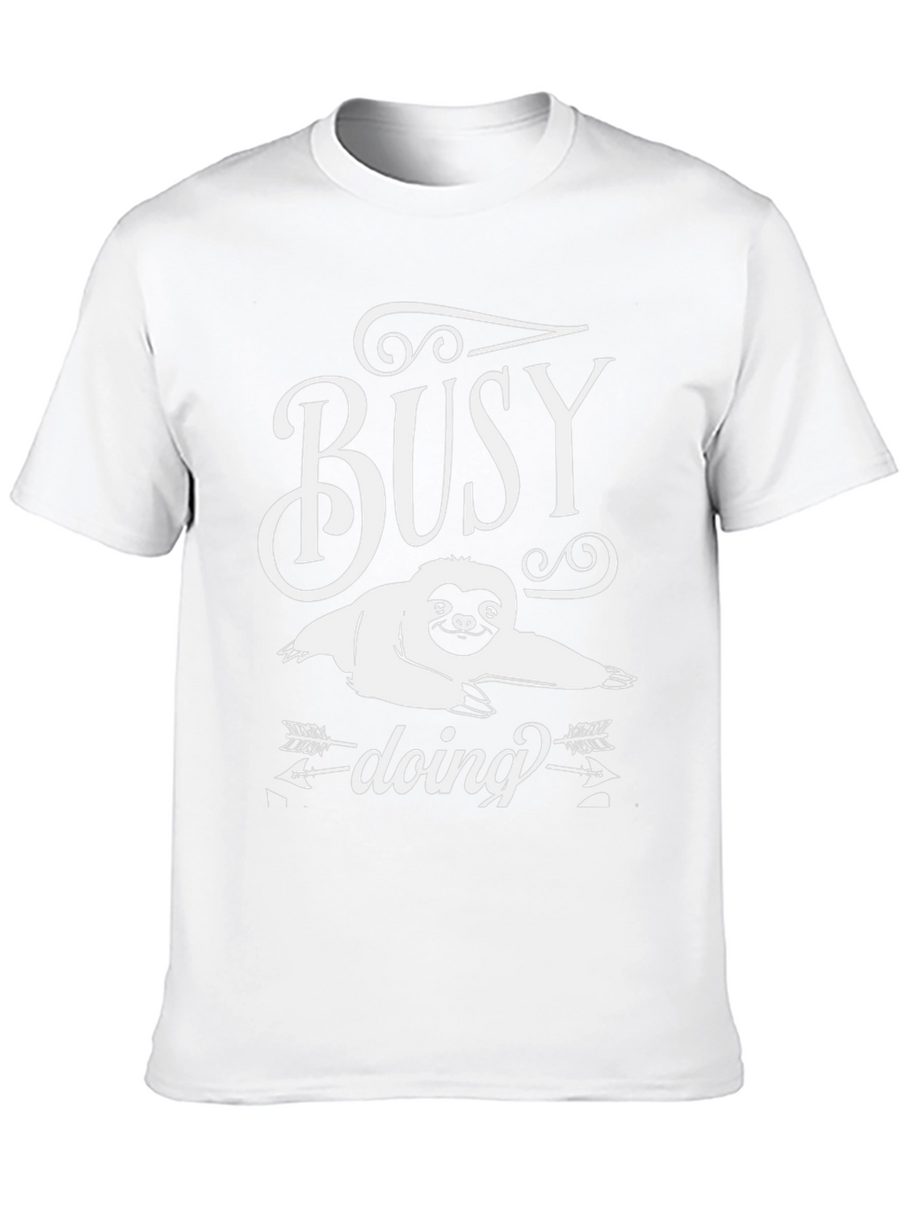 Busy Doing Nothing Sloth Graphic Tee