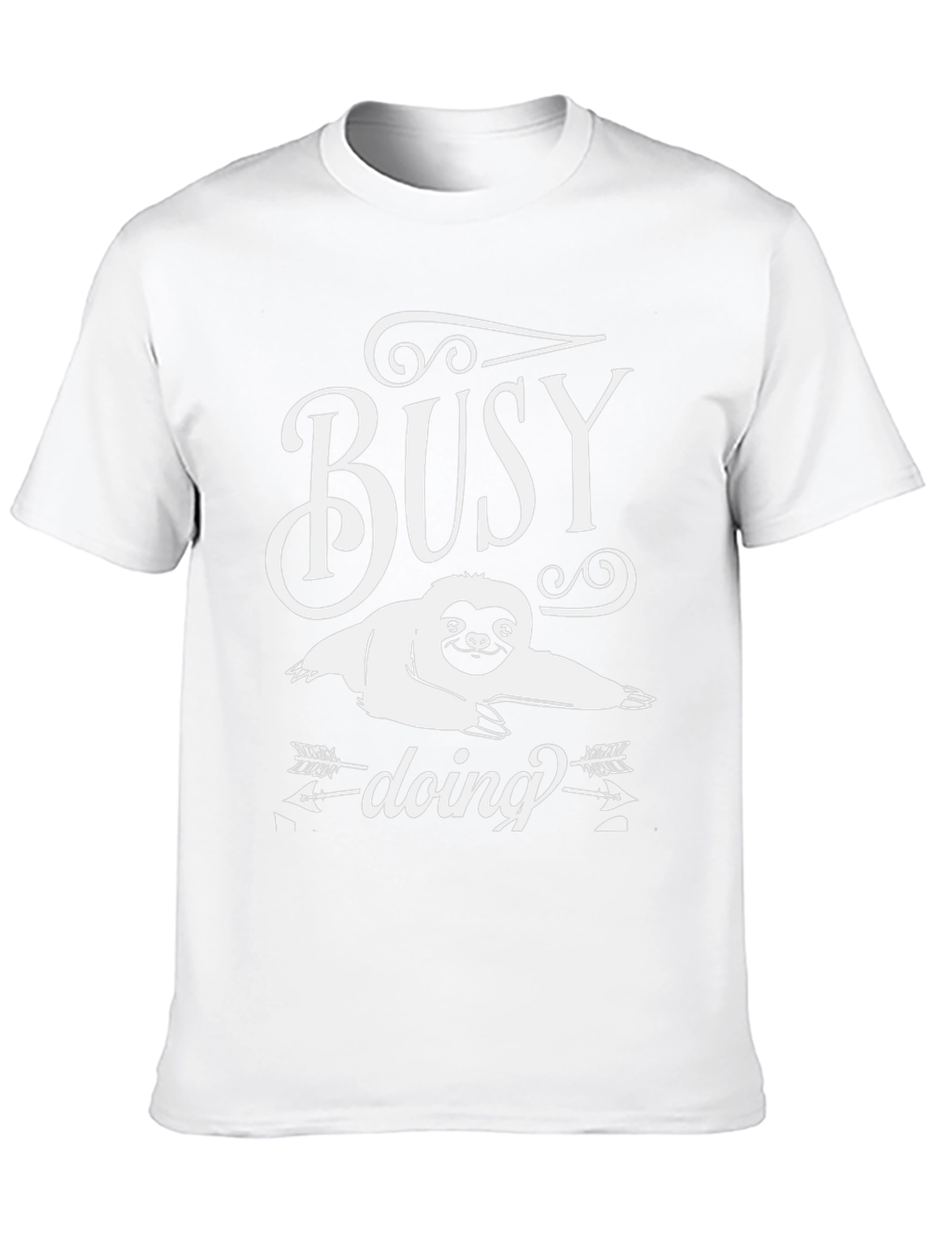 Busy Doing Nothing Sloth Graphic Tee