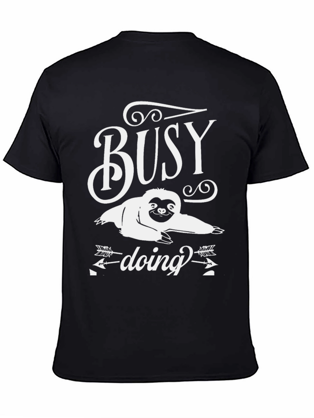 Busy Doing Nothing Sloth Graphic Tee