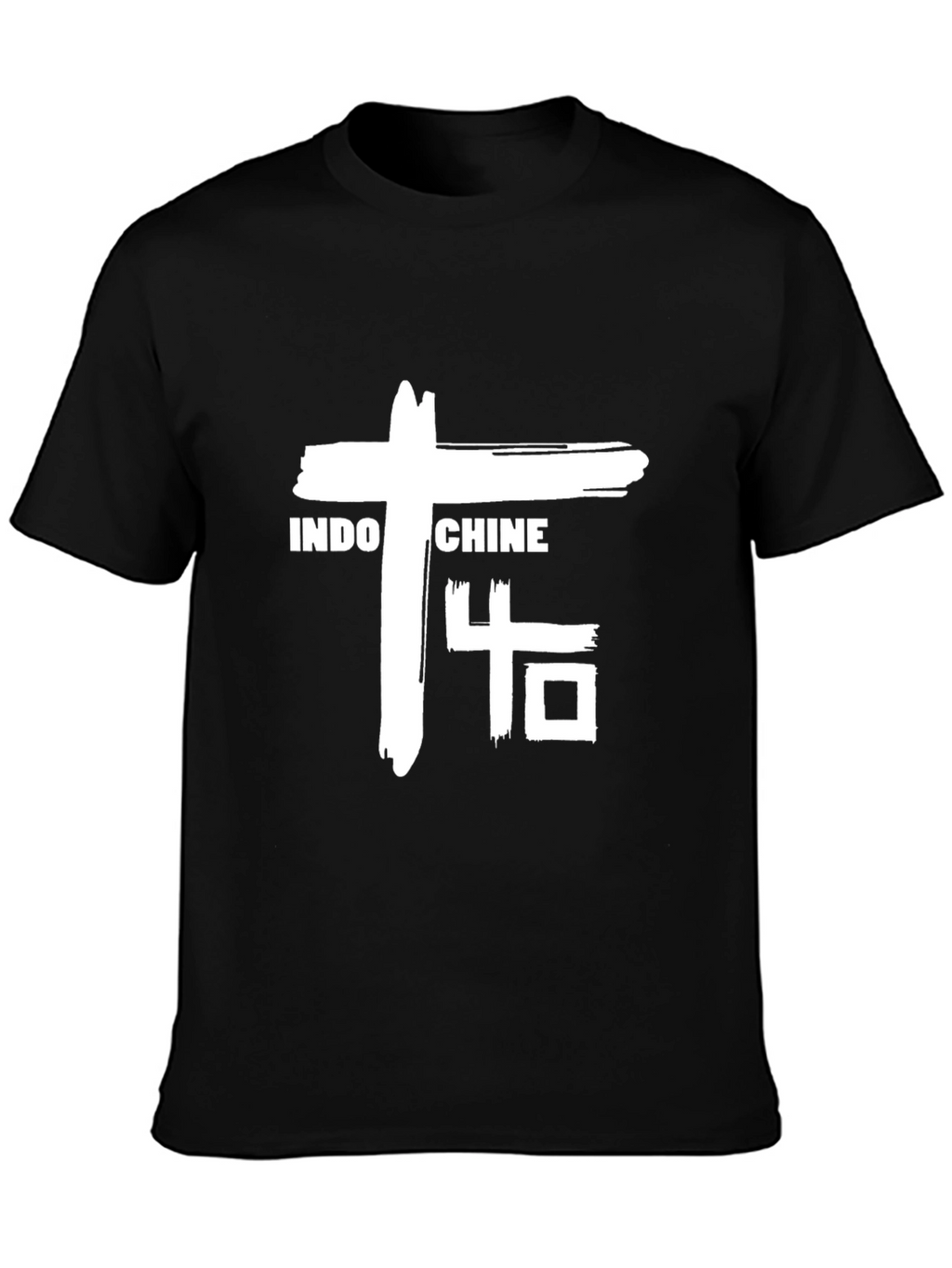Indochine Band T-Shirt - Black Cotton Tee