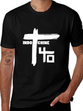 Indochine Band T-Shirt - Black Cotton Tee
