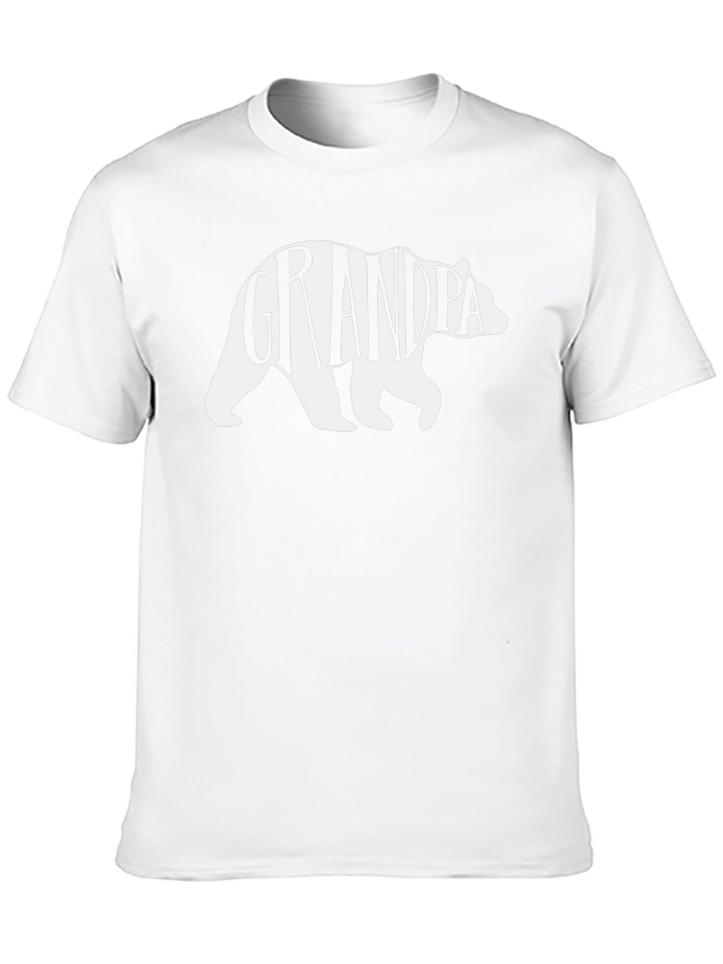 Grandpa Bear Graphic T-Shirt - Black Cotton Tee